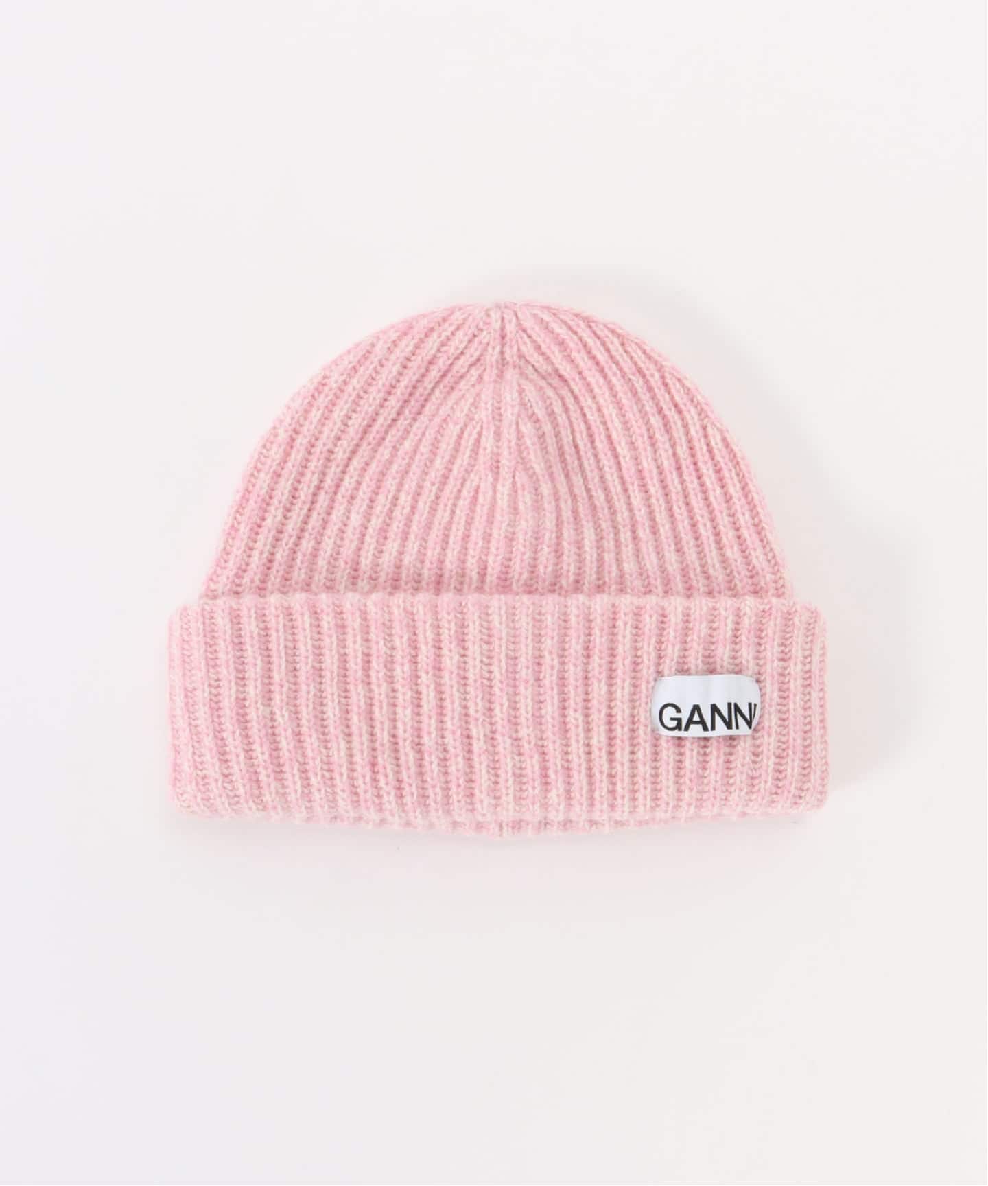 GANNI/ガニー Structured Rib Beanie（ニットキャップ・ビーニー）｜U