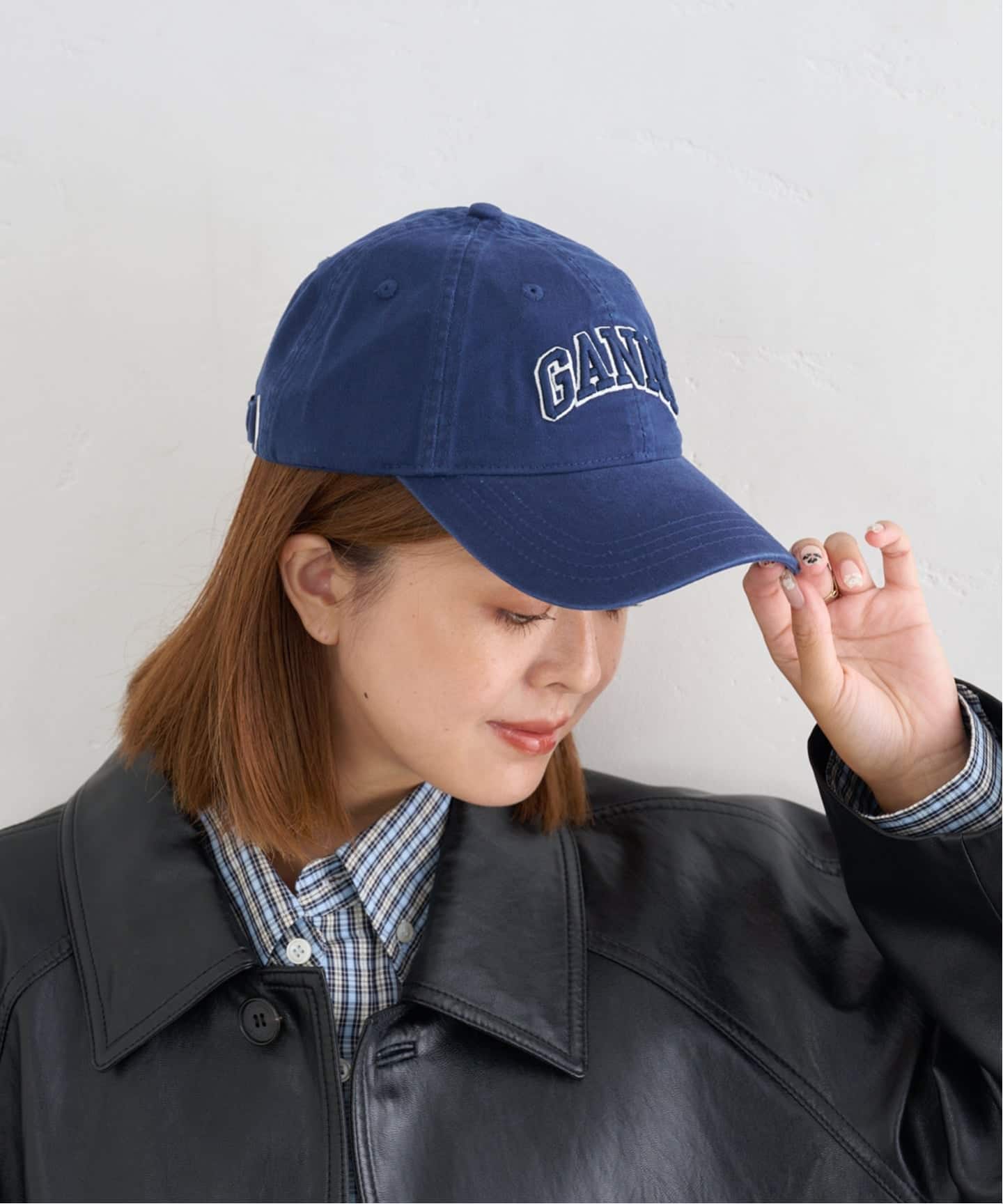 GANNI/ガニー Washed Cotton Canvas Cap Emb（キャップ）｜UBY Spick