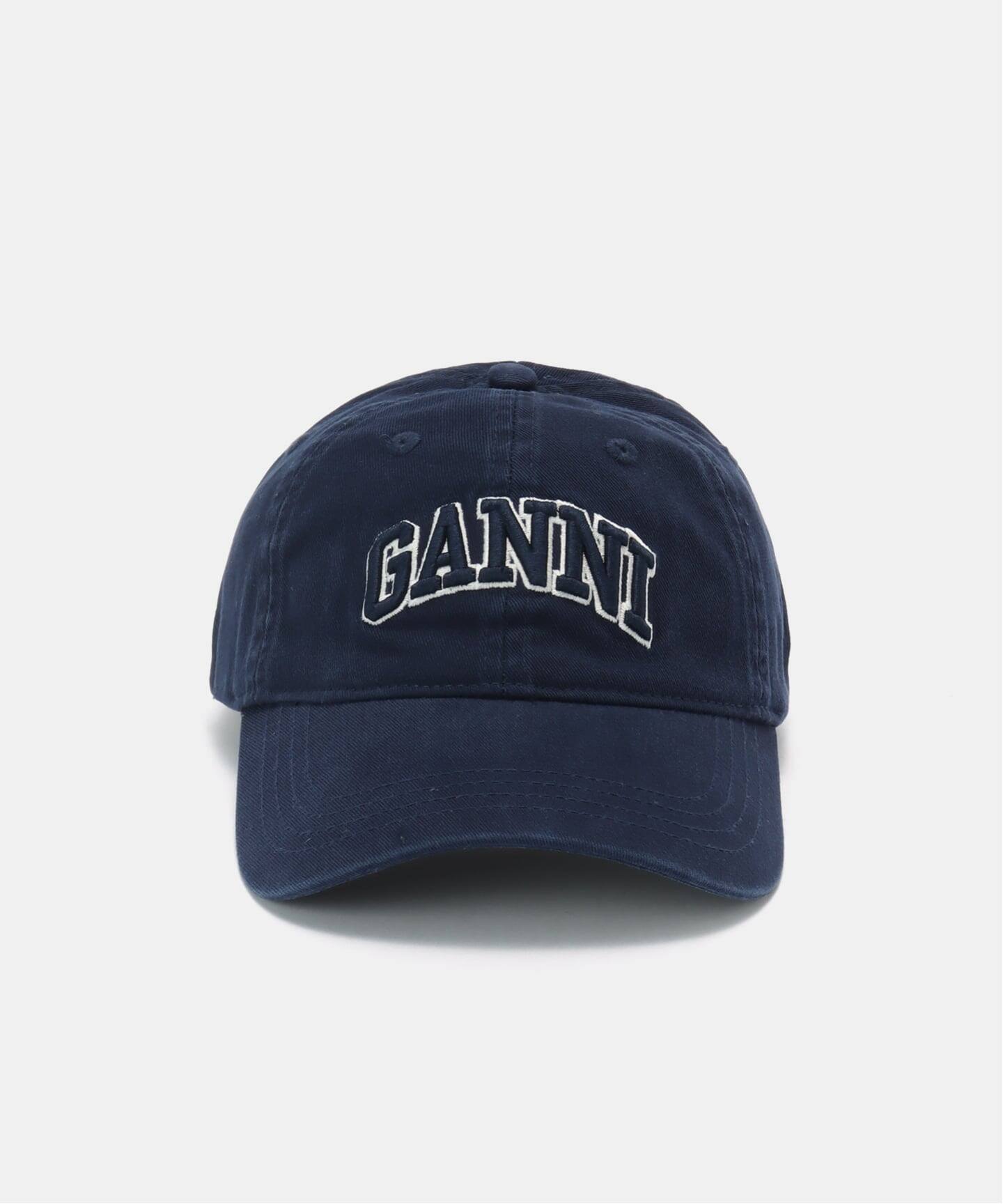 GANNI/ガニー Washed Cotton Canvas Cap Emb（キャップ）｜UBY Spick