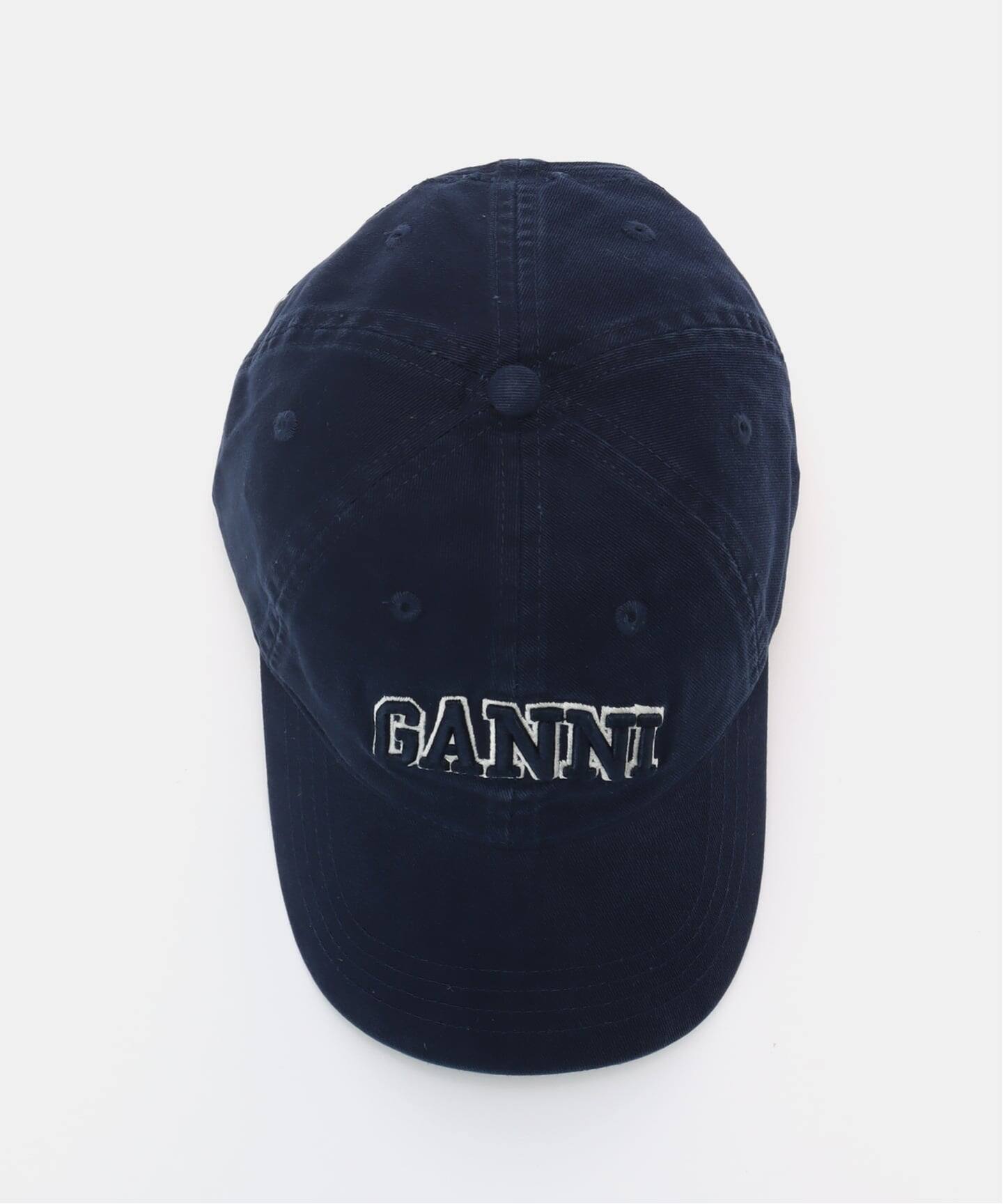 GANNI/ガニー Washed Cotton Canvas Cap Emb（キャップ）｜UBY Spick