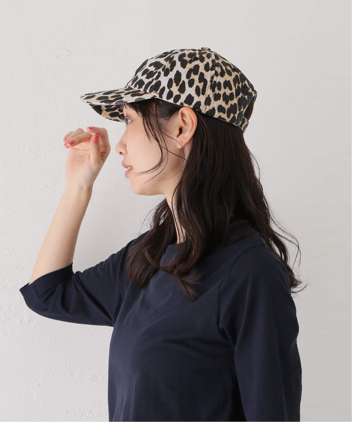 GANNI レオパードキャップ 340519660_1.jpg