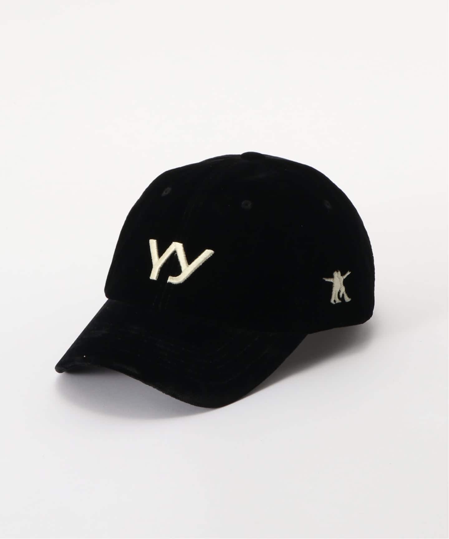 OPEN YY/オープンワイワイ YY VELVET BALL CAP（キャップ）｜U