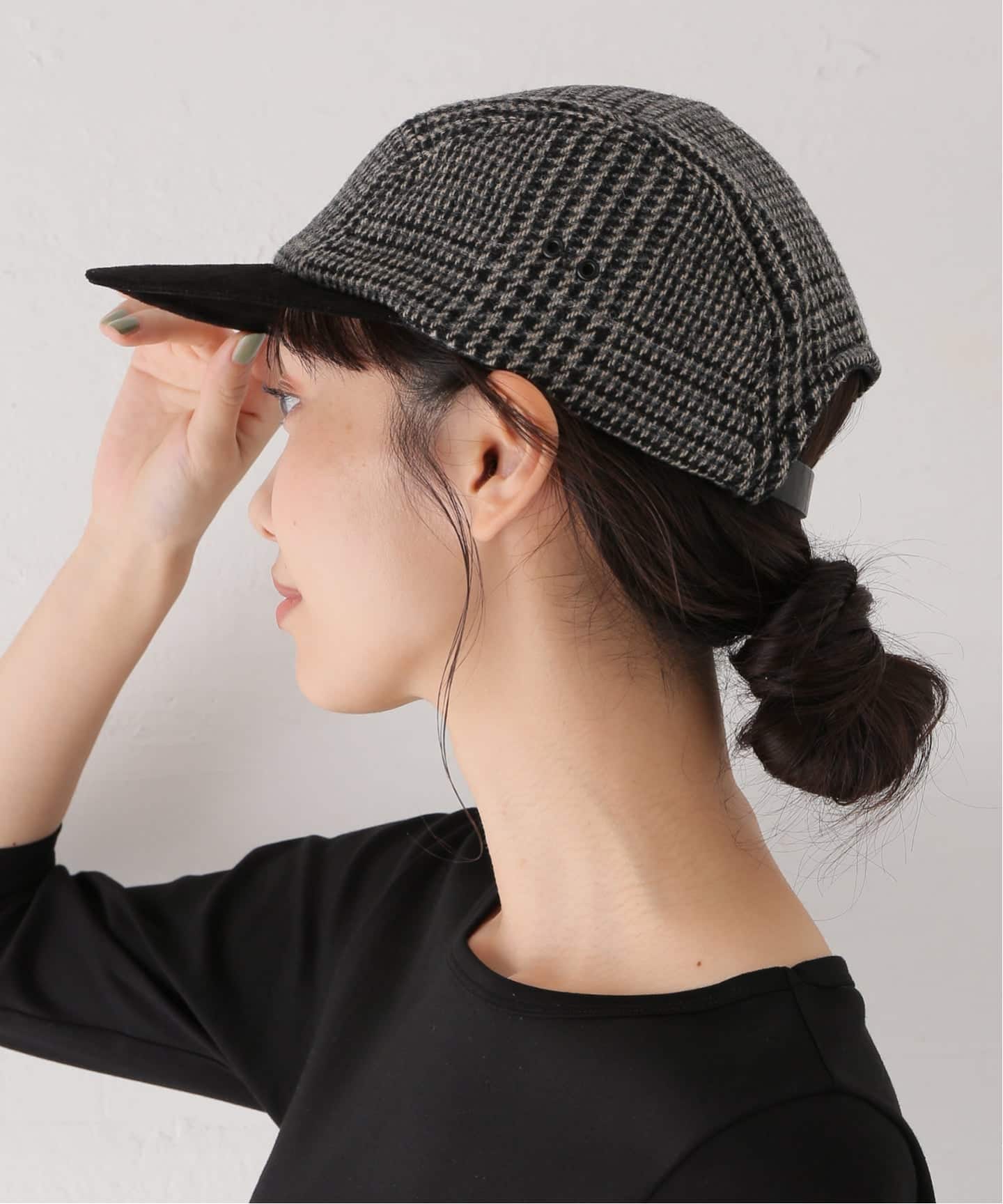 HENDER SCHEME/エンダースキーマ tweed jet cap（キャップ