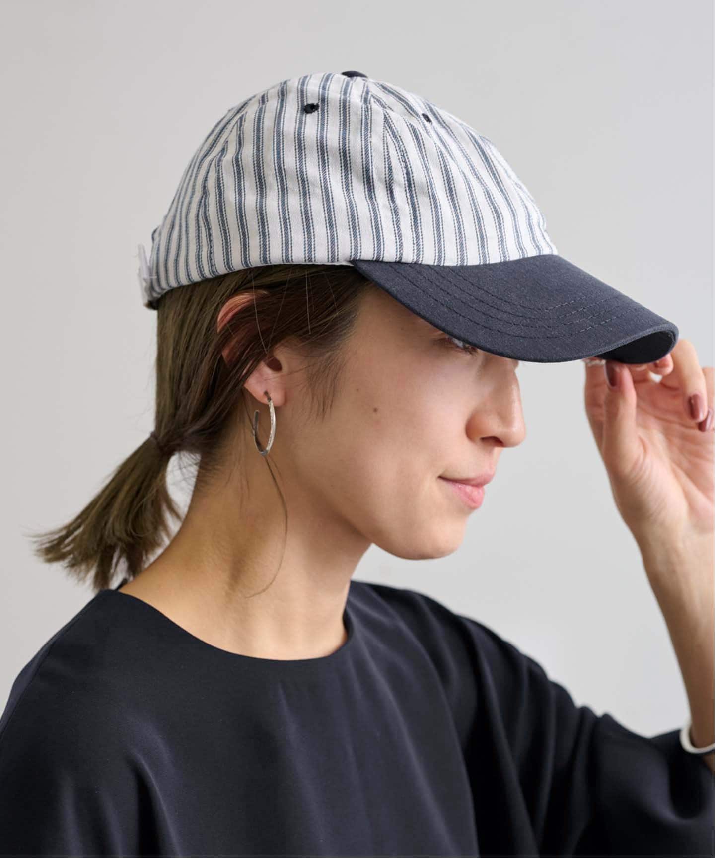 Supreme ストライプ ワークキャップ Supreme - Striped Box Logo New Era Cap - ParkSIDER