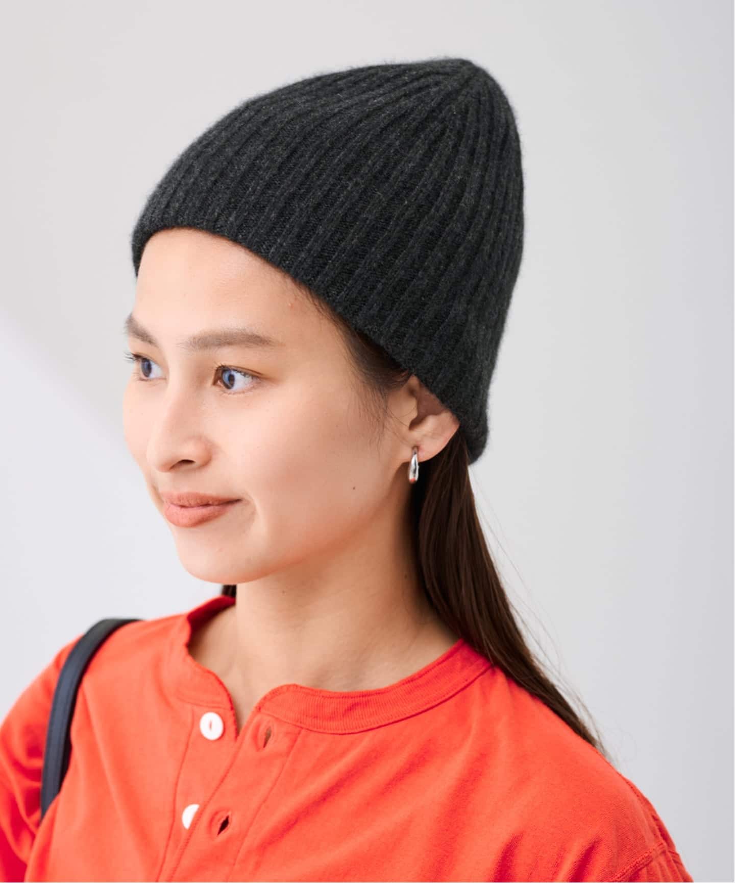 ASAUCE MELER/アソースメレ ミドルゲージカシミヤリブワッチ（ニット