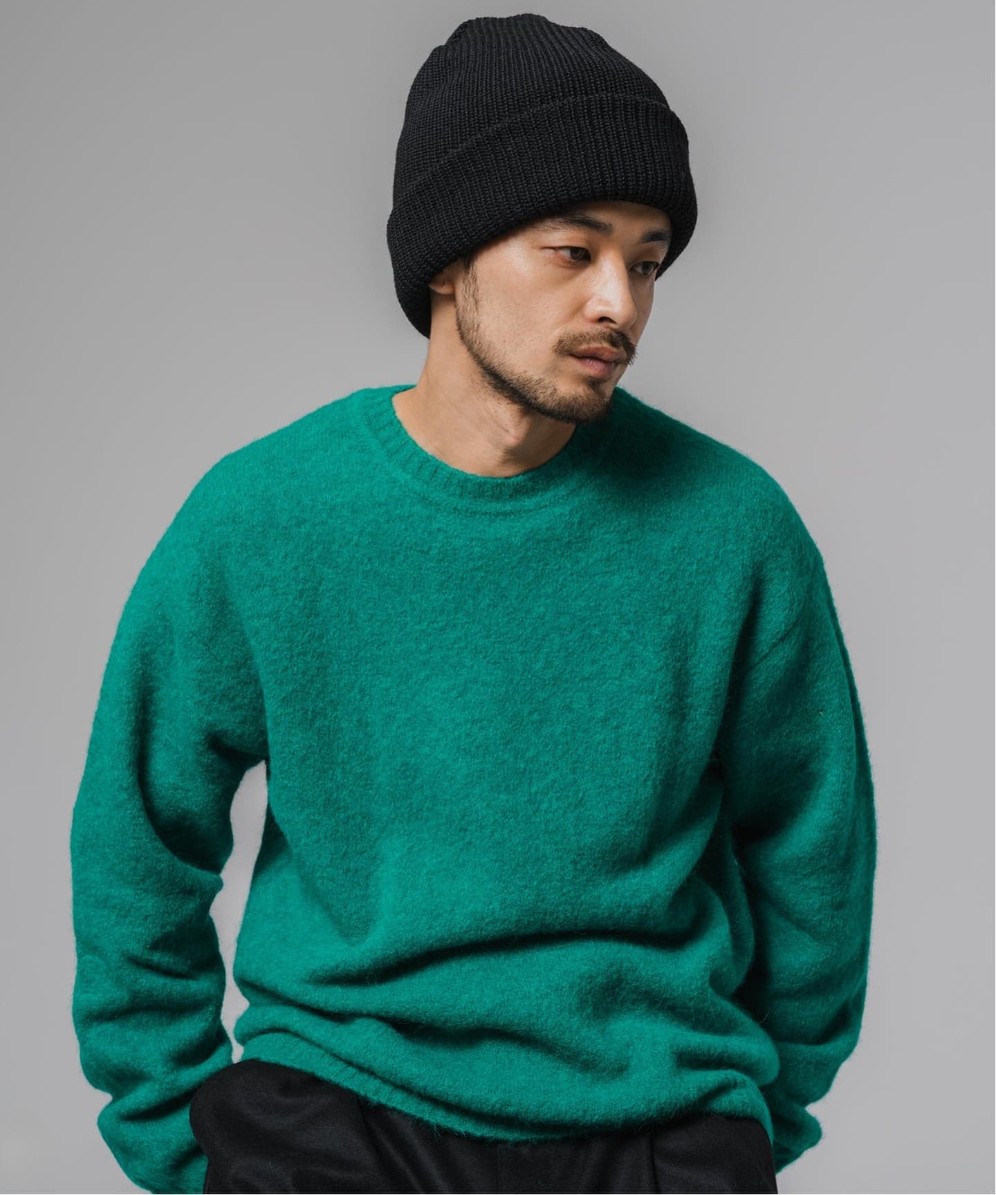 KIJIMA TAKAYUKI (キジマ タカユキ) 別注 LONG BEANIE（ニットキャップ