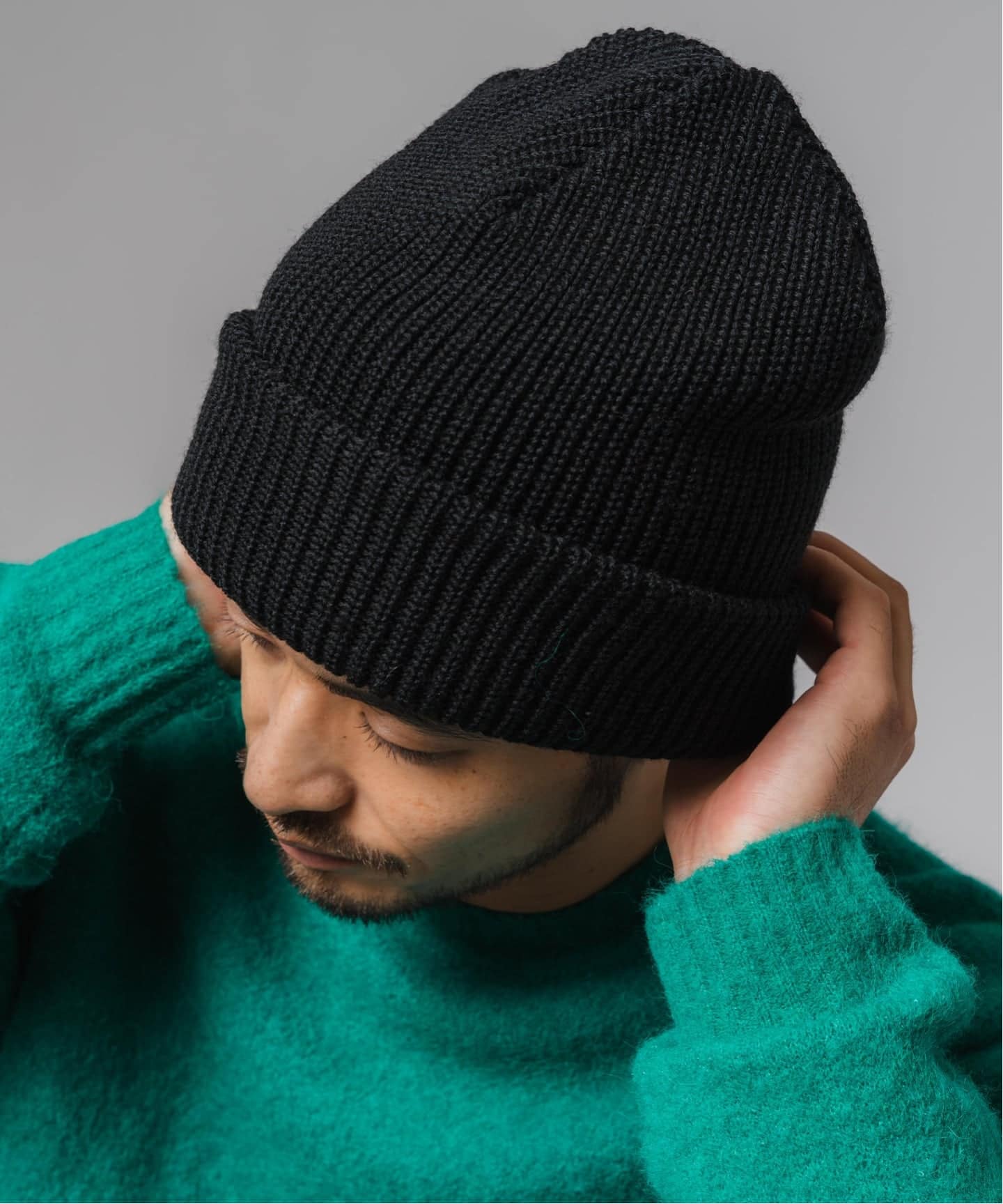 KIJIMA TAKAYUKI カシミヤニット帽 KIJIMA TAKAYUKI (キジマ タカユキ) 別注 LONG BEANIE（ニットキャップ