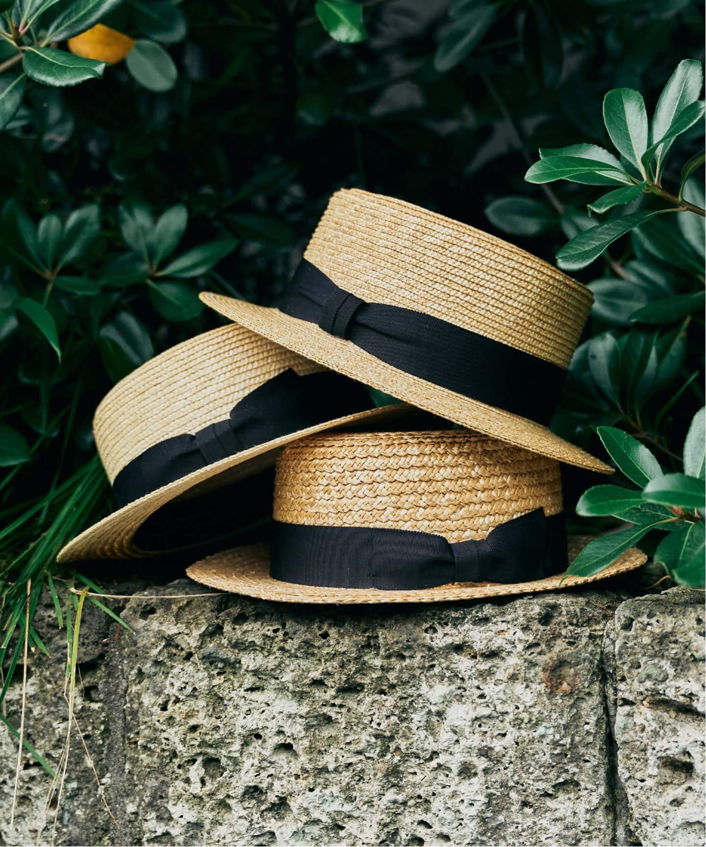 田中帽子店　カンカン帽　ハンナ　バオ草　ポークパイ型　軽量 田中帽子店 カンカン帽 ハンナ バオ草 ポークパイ型 軽量