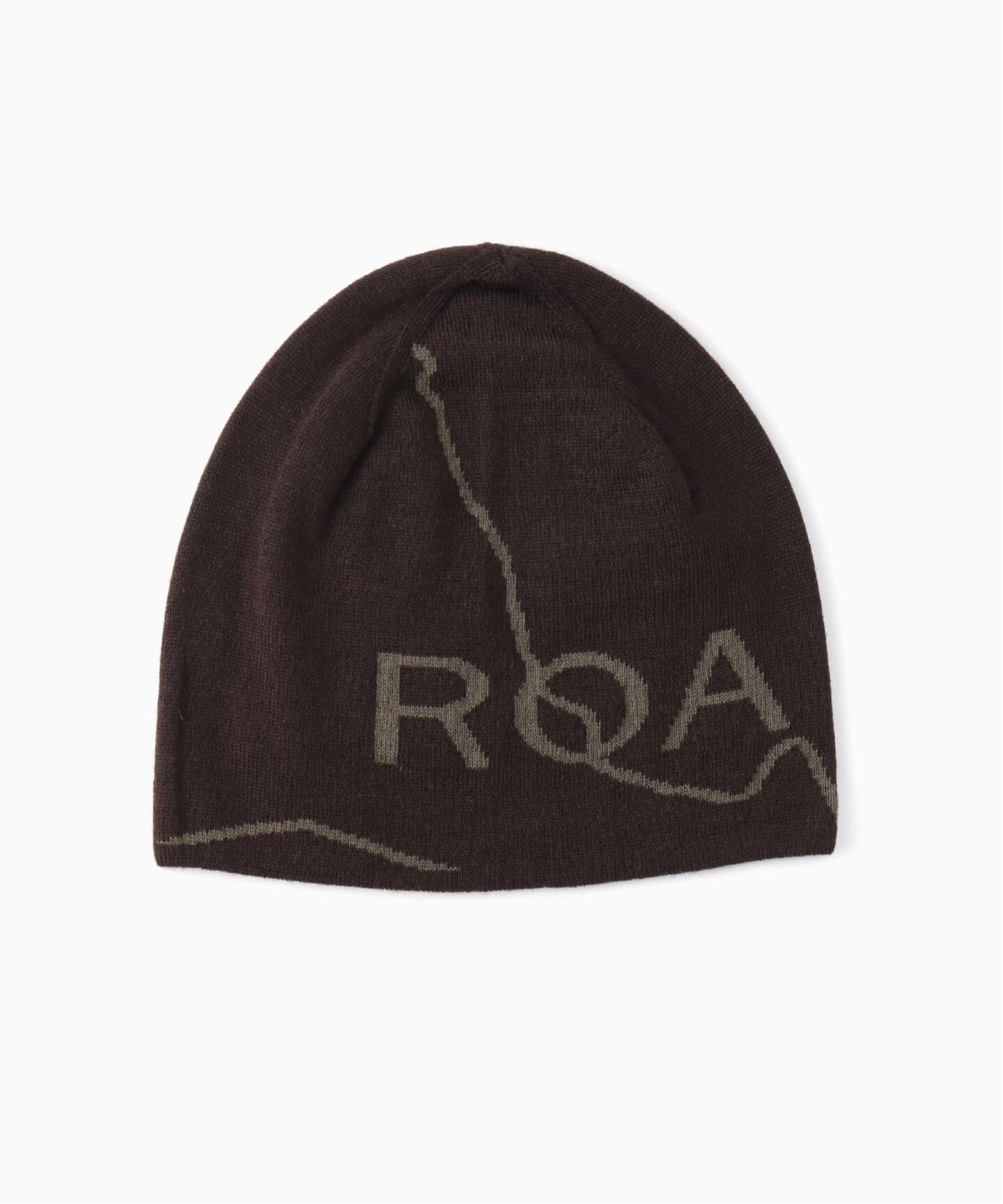 【新品未使用】ROA ロア Beanie Logo \"dark brown\" ROA (ロア) 