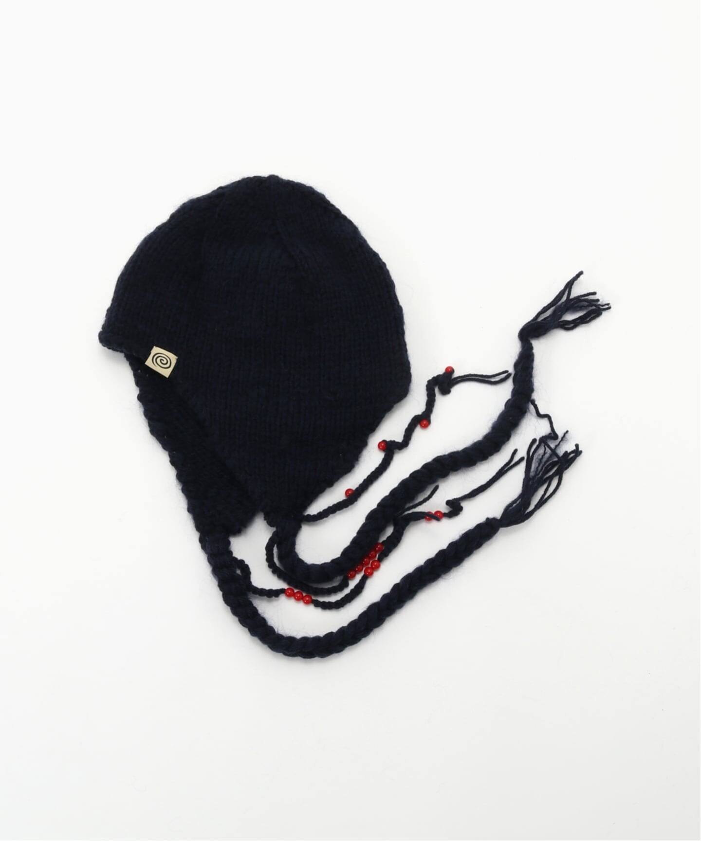 SOL soonerorlater / スーナーオアレイター HAND KNITTED FLIGHT CAP 