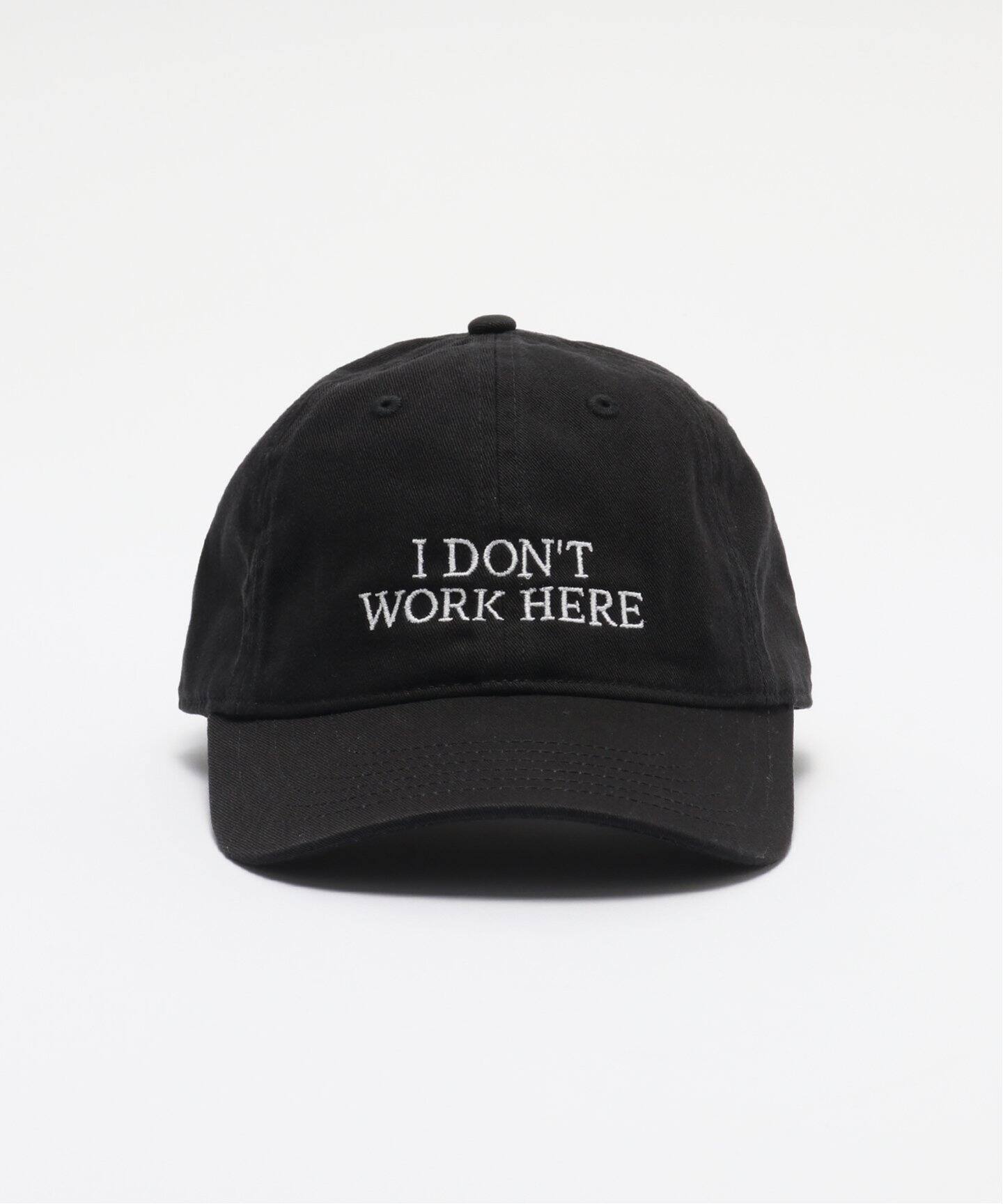 I DON'T WORK HERE キャップ I Dont Work Here Dark Green Dad Cap - Iconic | Thehatstore.pl