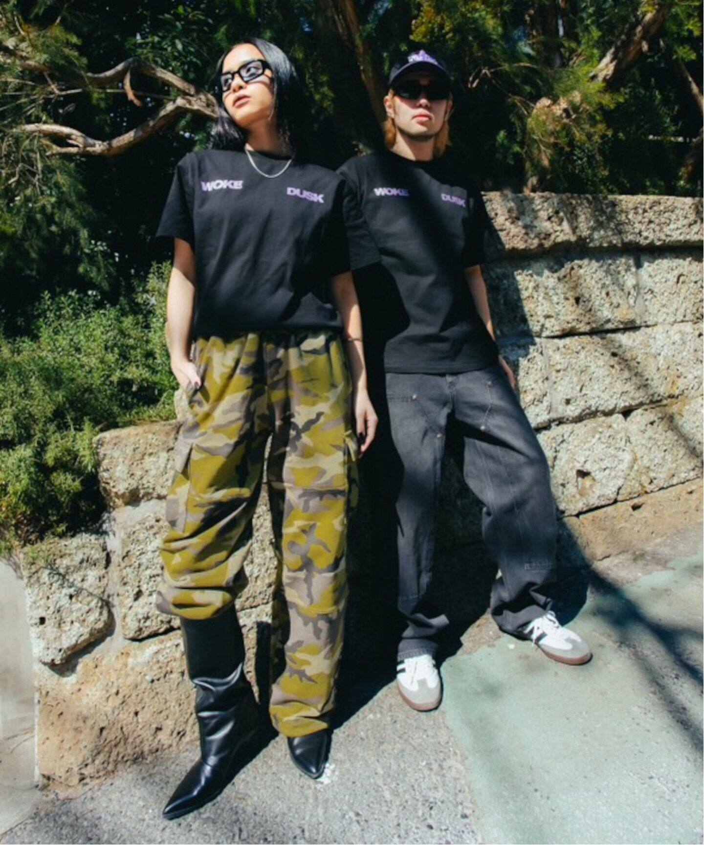 WOKE EDGE / ウォークエッジ × PALE DUSK PD STAR LOGO BASEBAL 