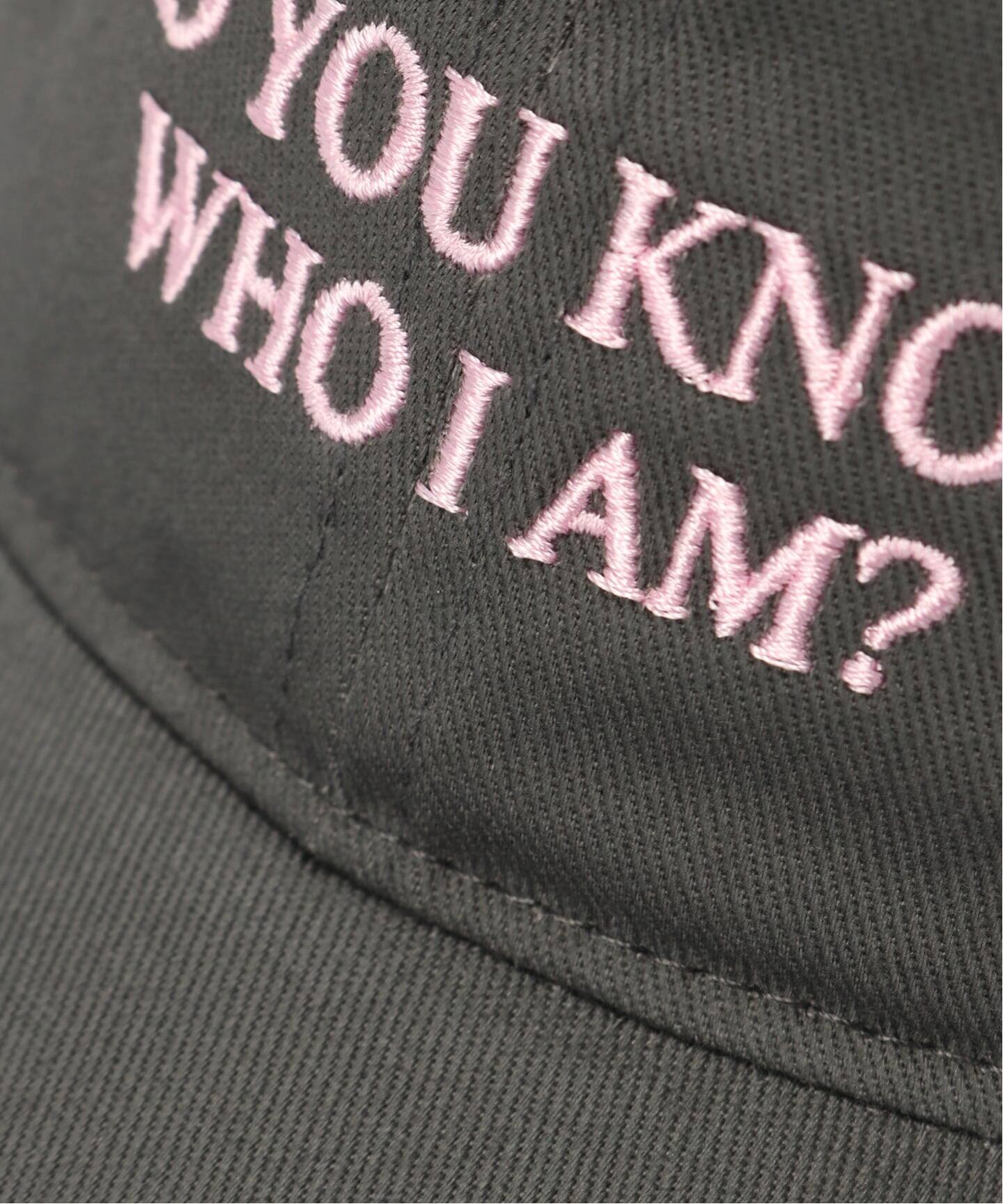 IDEA BOOKS DO YOU KNOW WHO I AM ?キャップ IDEA BOOKS / アイディアブックス DO YOU KNOW WHO I AM HAT（キャップ