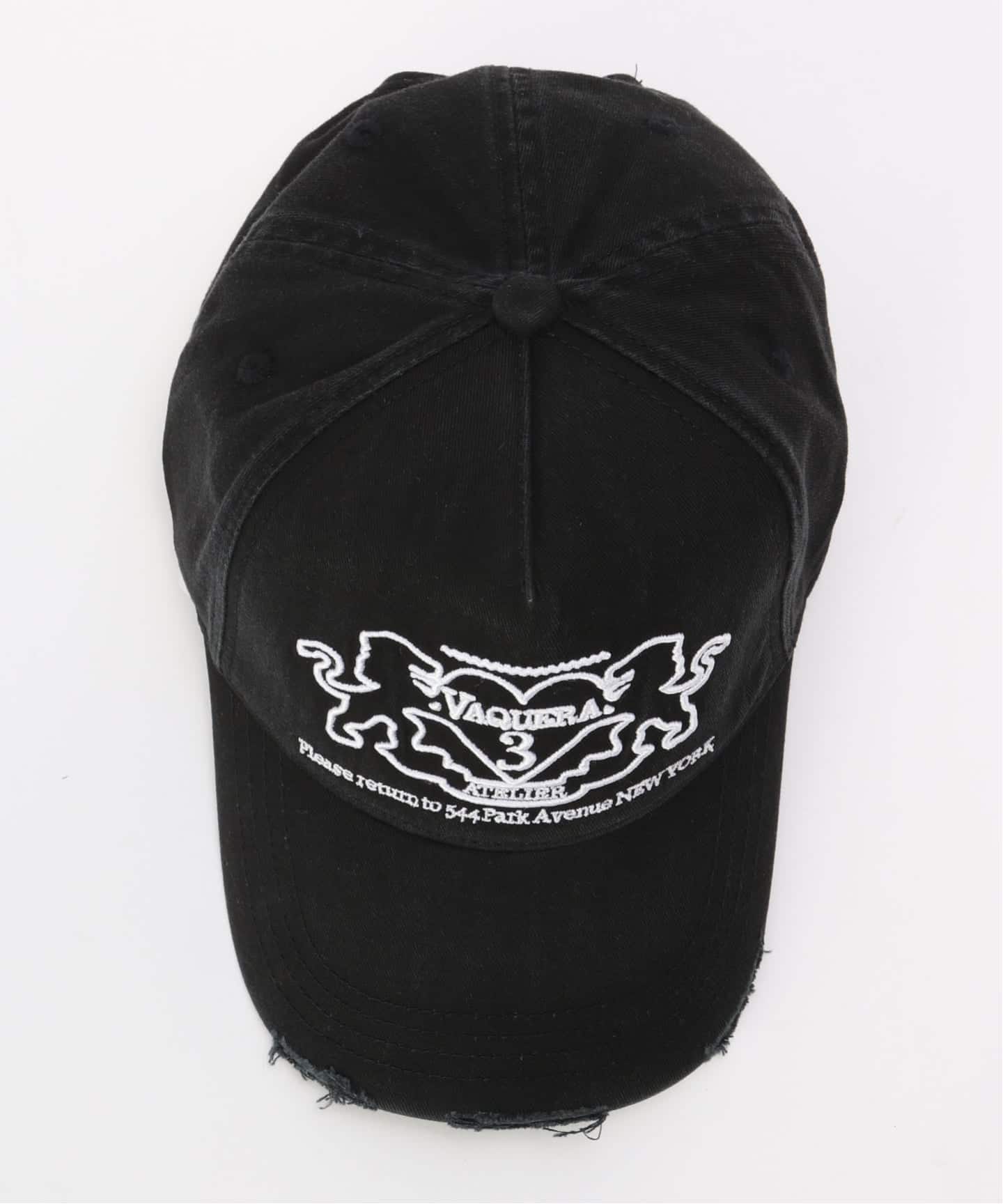 帽子 VAQUERA BASEBALL CAP WOVEN / BLK VAQUERA / バケラ WOMEN BASEBALL CAP WOVEN（キャップ）｜PULP