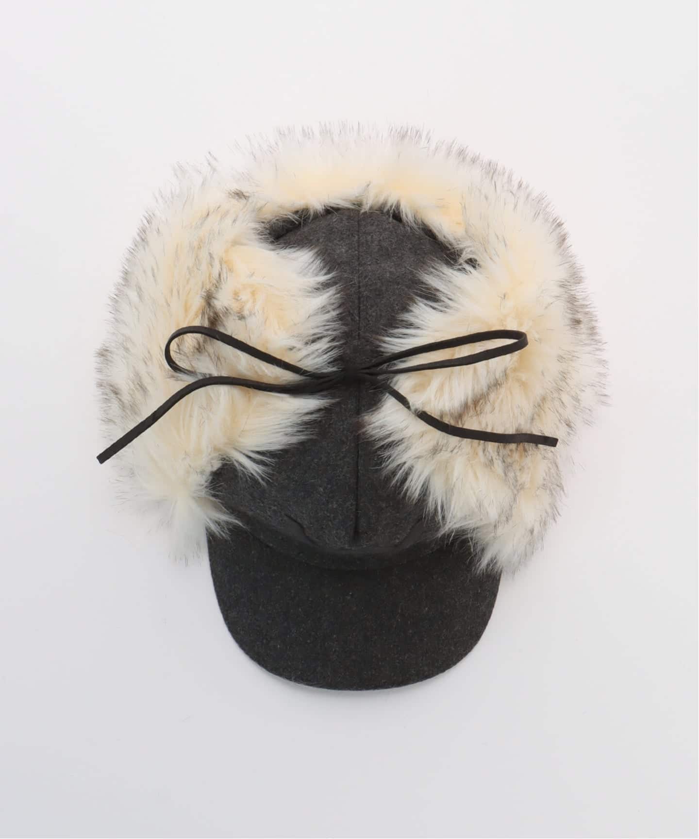 帽子 OPENYY FAUX FUR CORDUROY EARFLAP CAP Open YY - Faux Fur Corduroy Earflap Cap | HBX