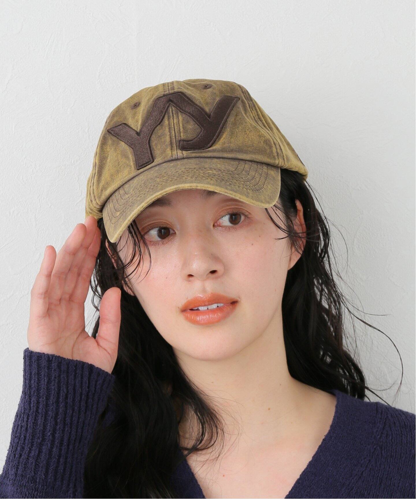 OPEN YY オリーブグリーン キャップ YY242AC004 OPEN YY オリーブグリーン キャップ YY242AC004 - メルカリ