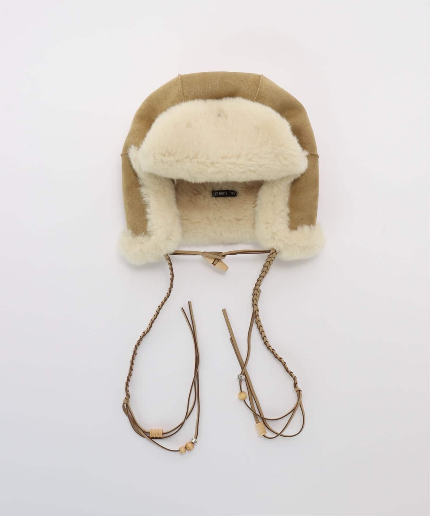 open yy マフラー ニット帽 ベージュ Geek Office / ギークオフィス