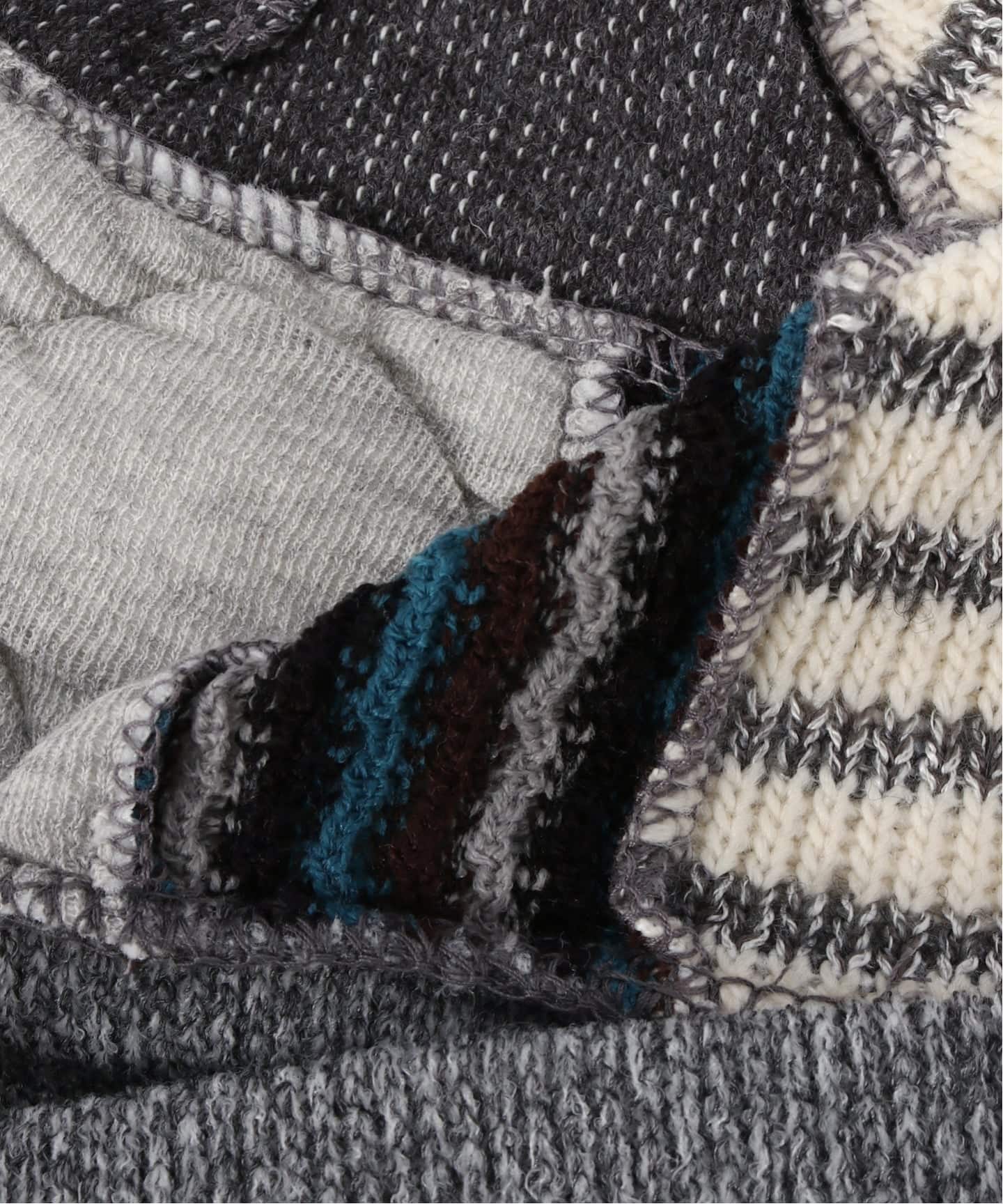 Geek Office / ギークオフィス】COYSEIO / PATCHWORK BEANIE（ニット