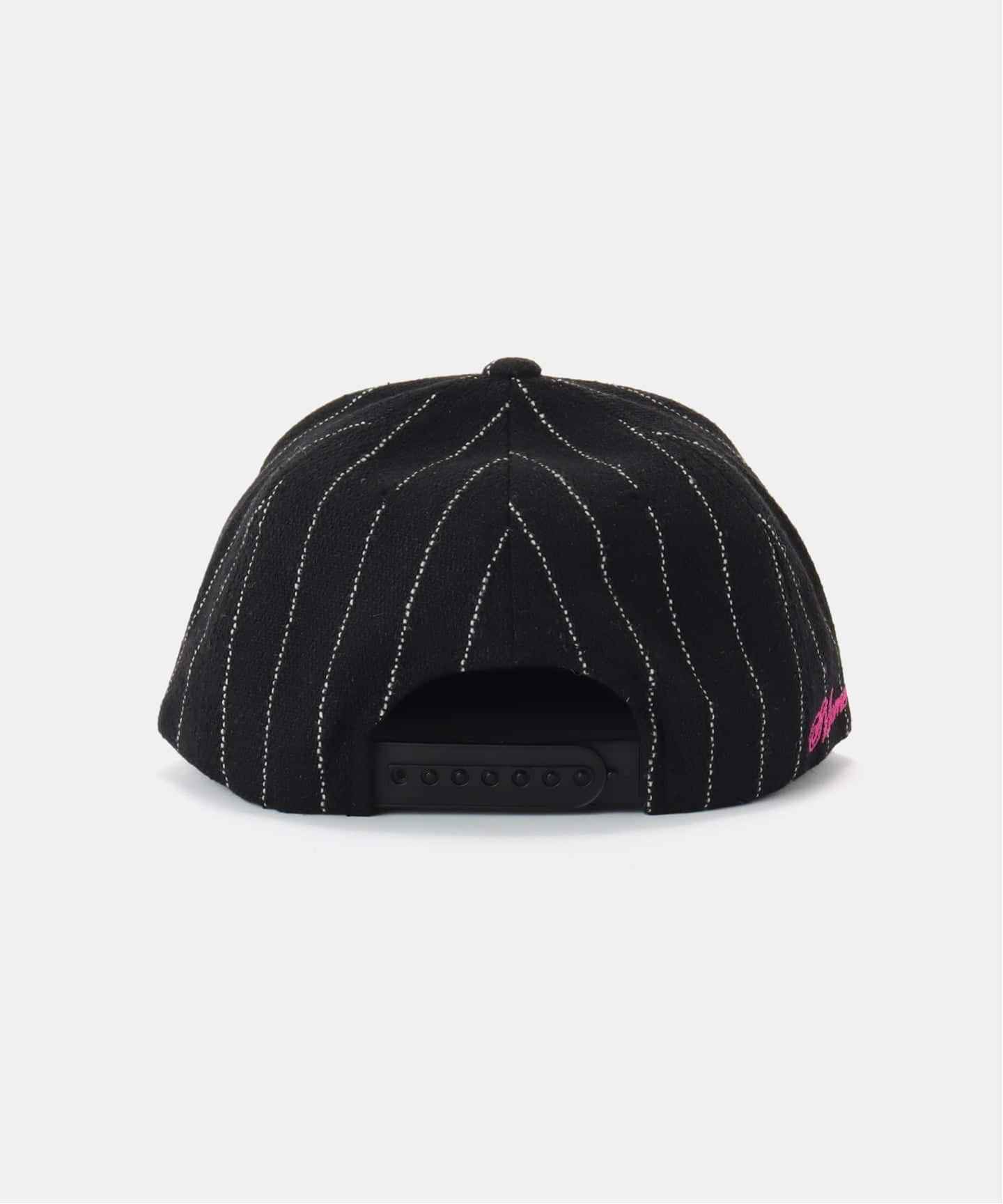 MOMENTEL / モーメンタル K.O. Bear button striped cap(キャップ MOMENTEL / モーメンタル K.O. Bear button striped cap(キャップ