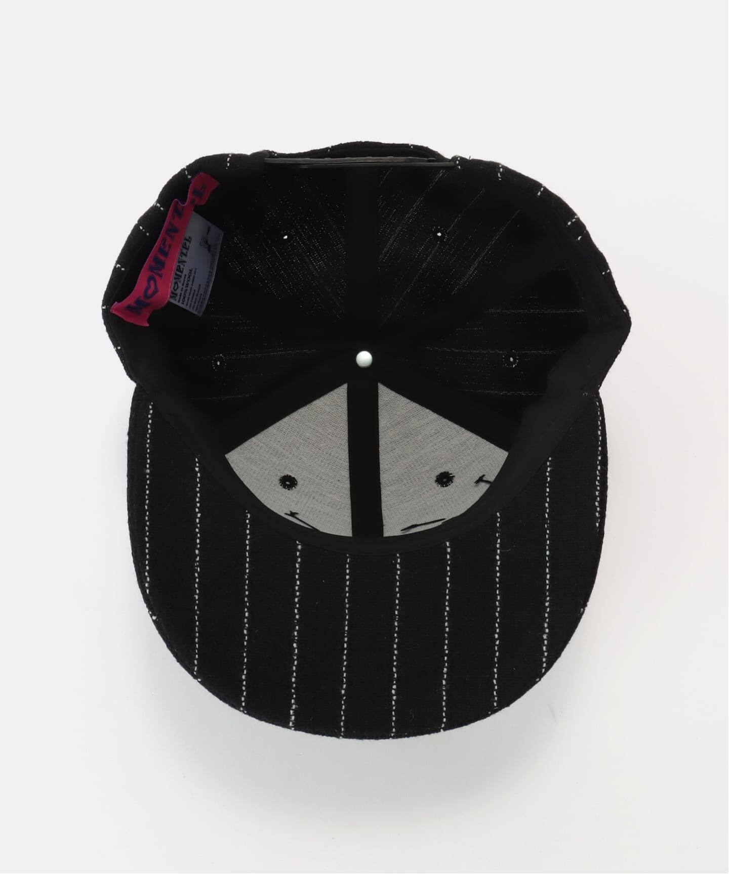 MOMENTEL / モーメンタル K.O. Bear button striped cap（キャップ