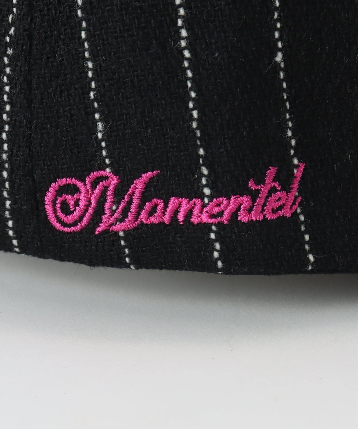 MOMENTEL / モーメンタル K.O. Bear button striped cap（キャップ