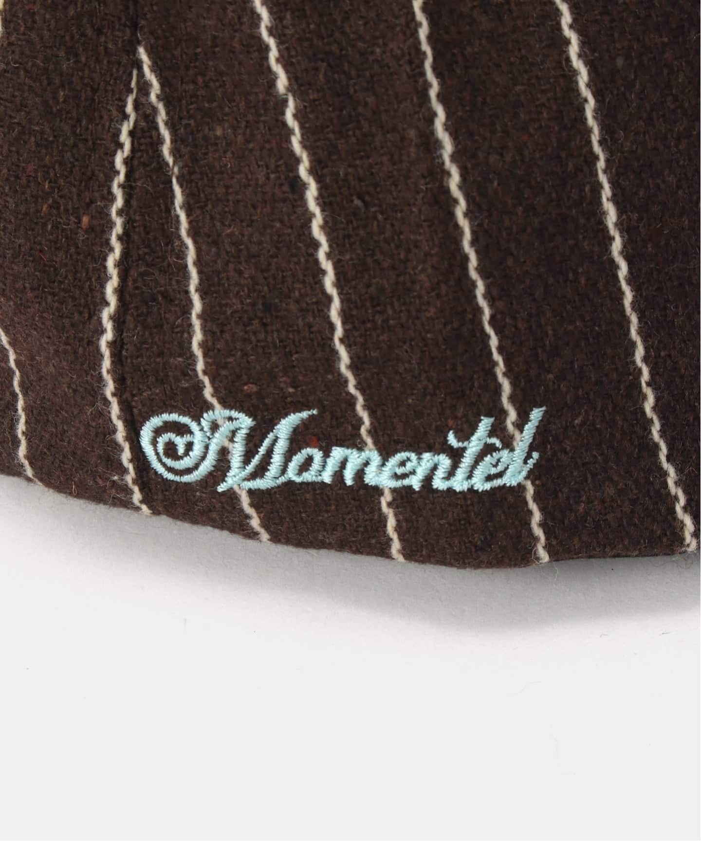 MOMENTEL / モーメンタル K.O. Bear button striped cap（キャップ