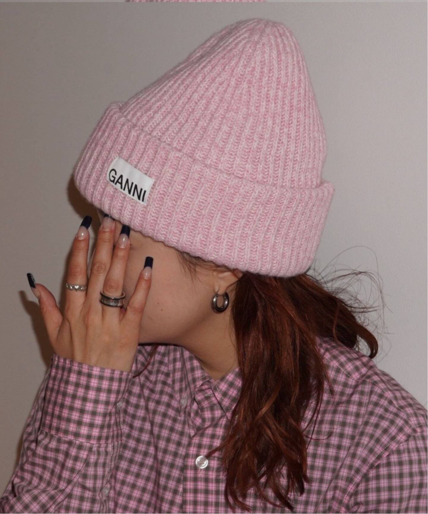 GANNI / ガニー Structured Rib Beanie（ニットキャップ・ビーニー