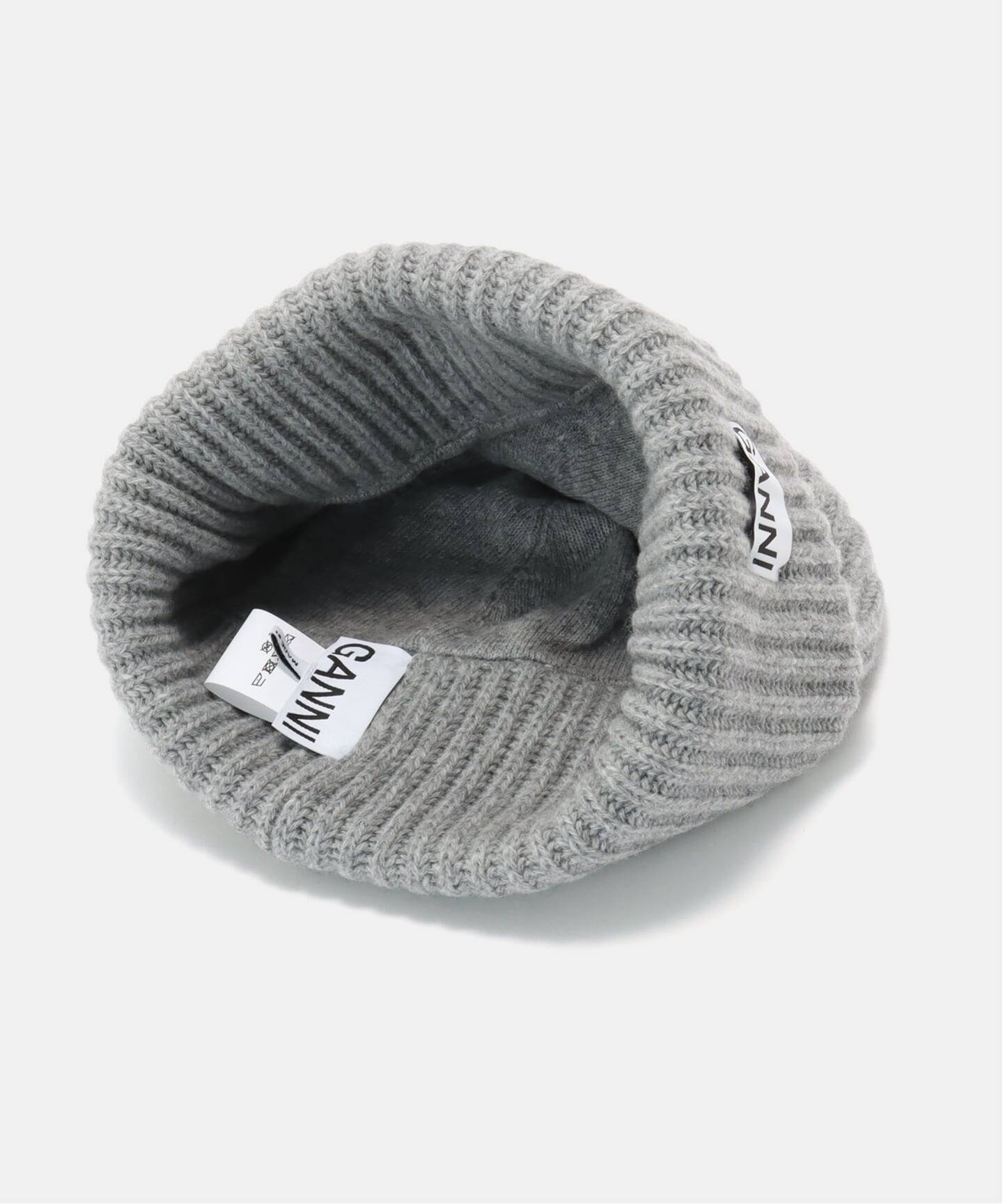 GANNI / ガニー Structured Rib Beanie（ニットキャップ・ビーニー