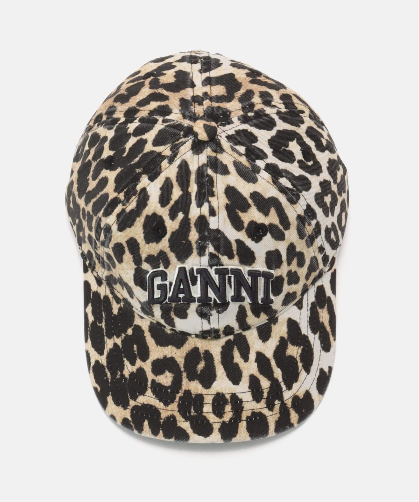 GANNI / ガニー Washed Cotton Canvas Cap Leo Emb（キャップ）｜PULP