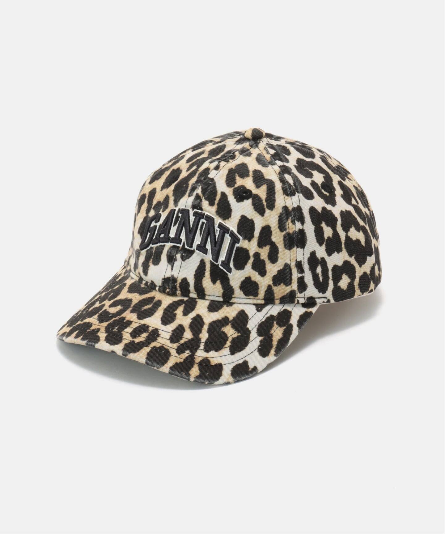 GANNI / ガニー Washed Cotton Canvas Cap Leo Emb（キャップ）｜PULP