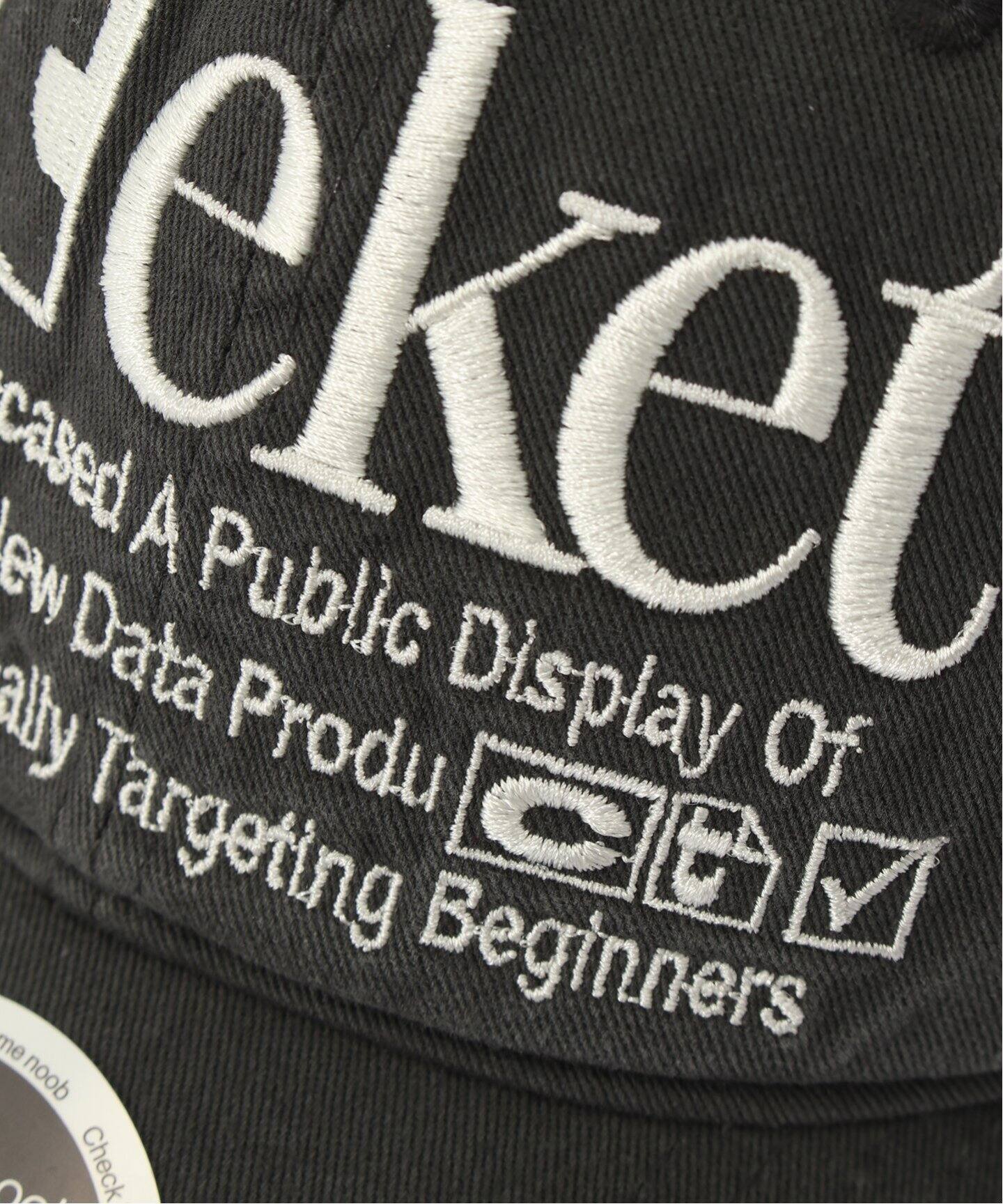 Geek Office / ギークオフィス】TEKET / テケット Plan Cap（キャップ