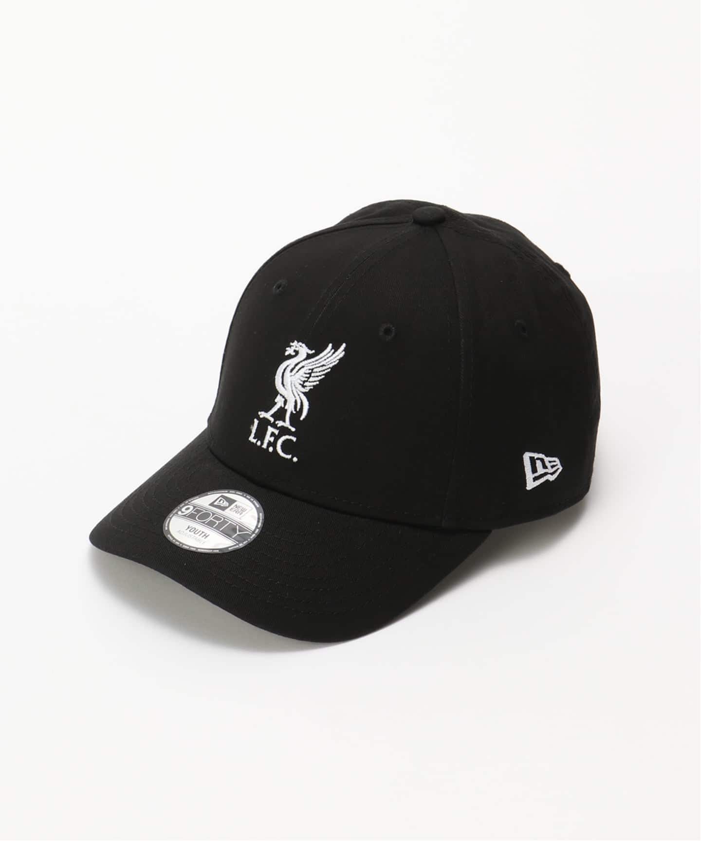 リヴァプールFC　new era 9FORTY　ブラック＆ホワイトロゴ Liverpool FC / リバプール FC】NEWERA CORE 9FORTY KTD（キャップ