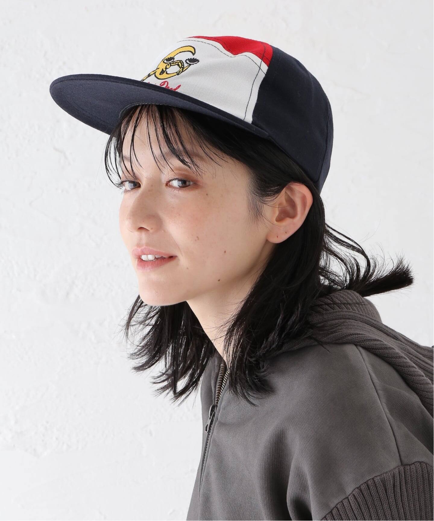 ジャーナルスタンダード（JOURNAL STANDARD）/BRAIN DEAD / ブレインデッド WANING CRESCENT C/F 6PANELHAT BRAIN DEAD/ブレインデッド】 WANING CRESCENT CURVED FRONT（キャップ