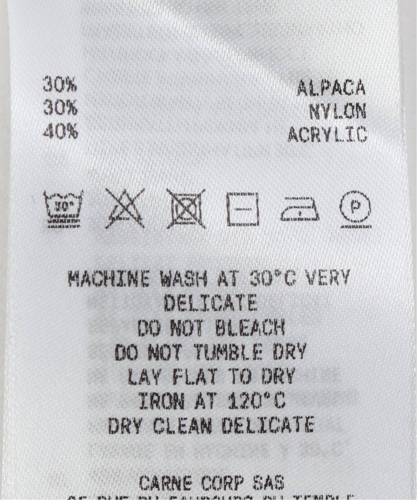 Carne Bollente/カルネボレンテ】Burning Up AW25BN0102（ニット