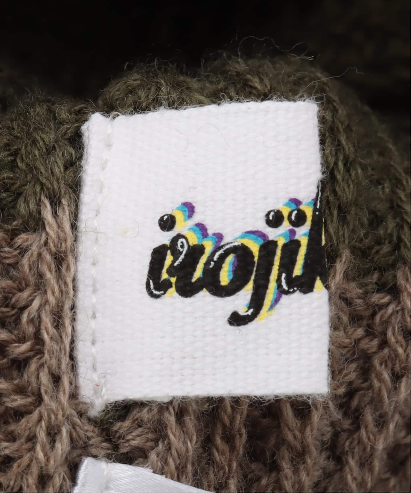 irojikake/イロジカケ】 TWO FINGERS CAP IG25AWHT25（ニット