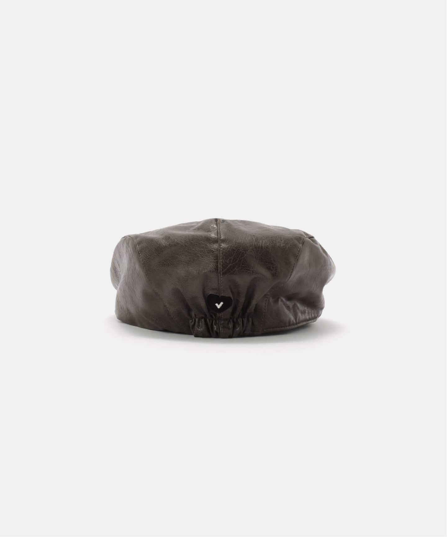 awesome needs風　ハンチング　韓国　ブラック AWESOME NEEDS / オーサムニーズ】 CLASSIC HUNTING CAP_LEATHER