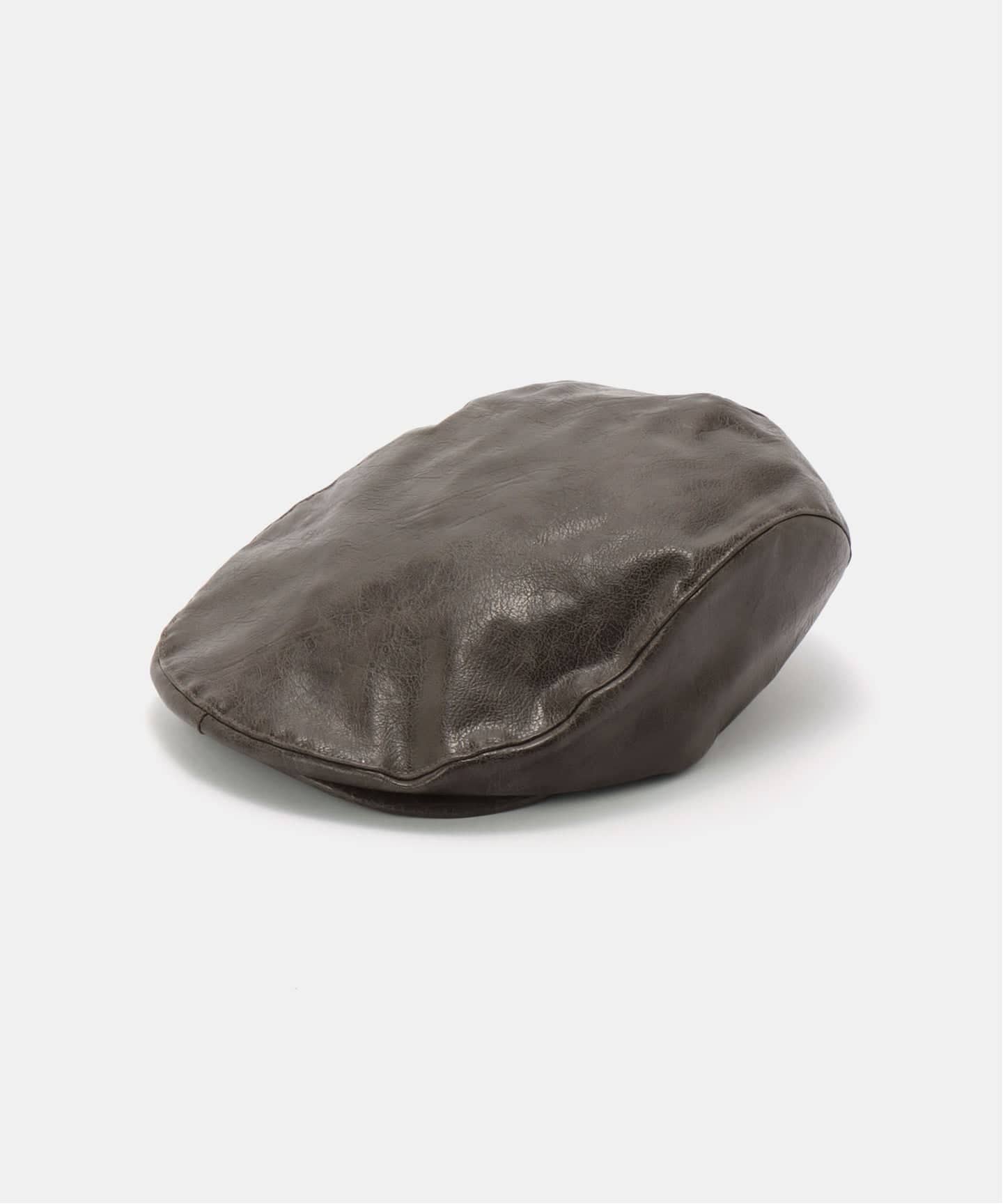 AWESOME NEEDS / オーサムニーズ】 CLASSIC HUNTING CAP_LEATHER