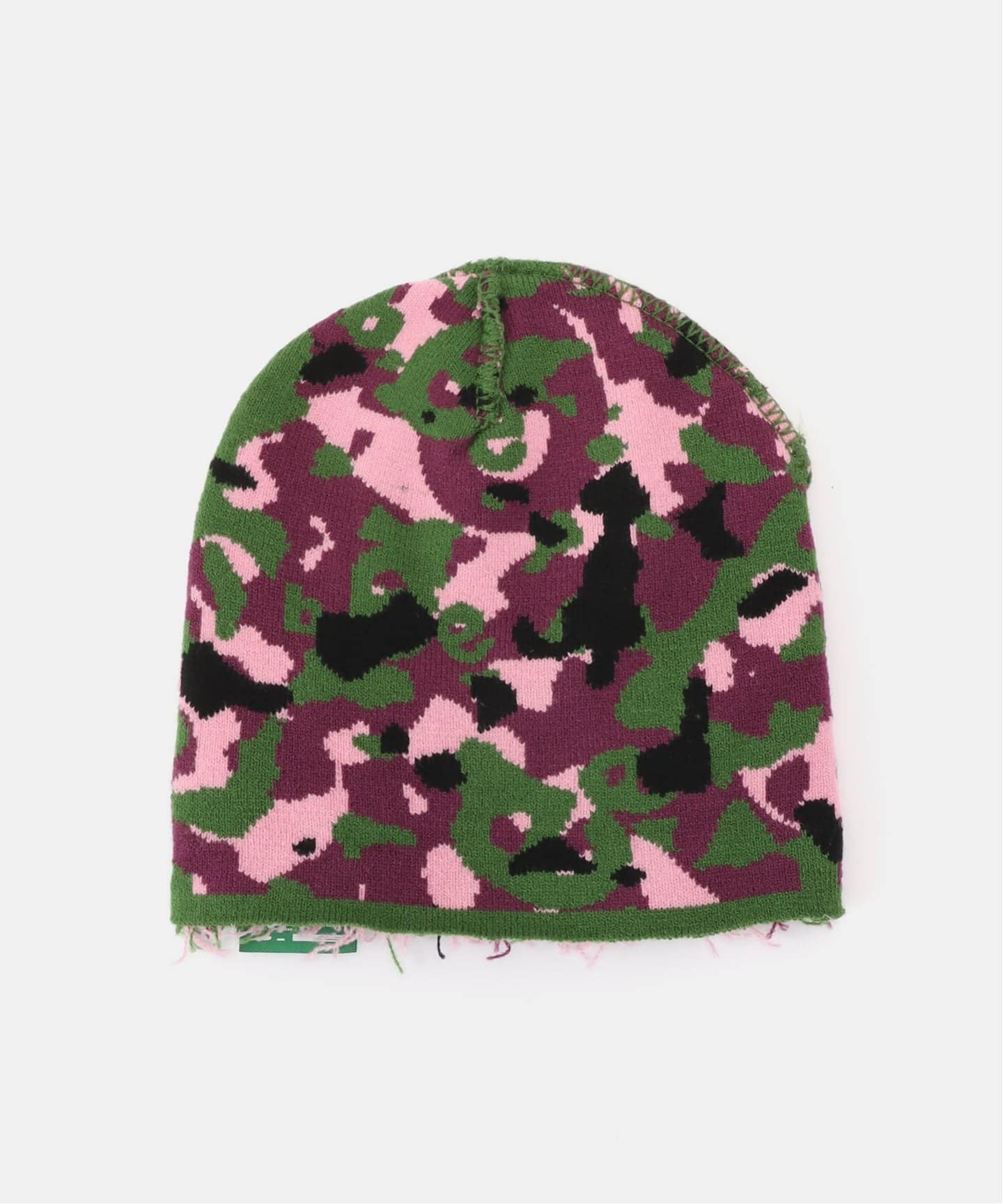 b.Eautiful/ビューティフル】b.e Camo Beanie C013-BN-005/006（ニット