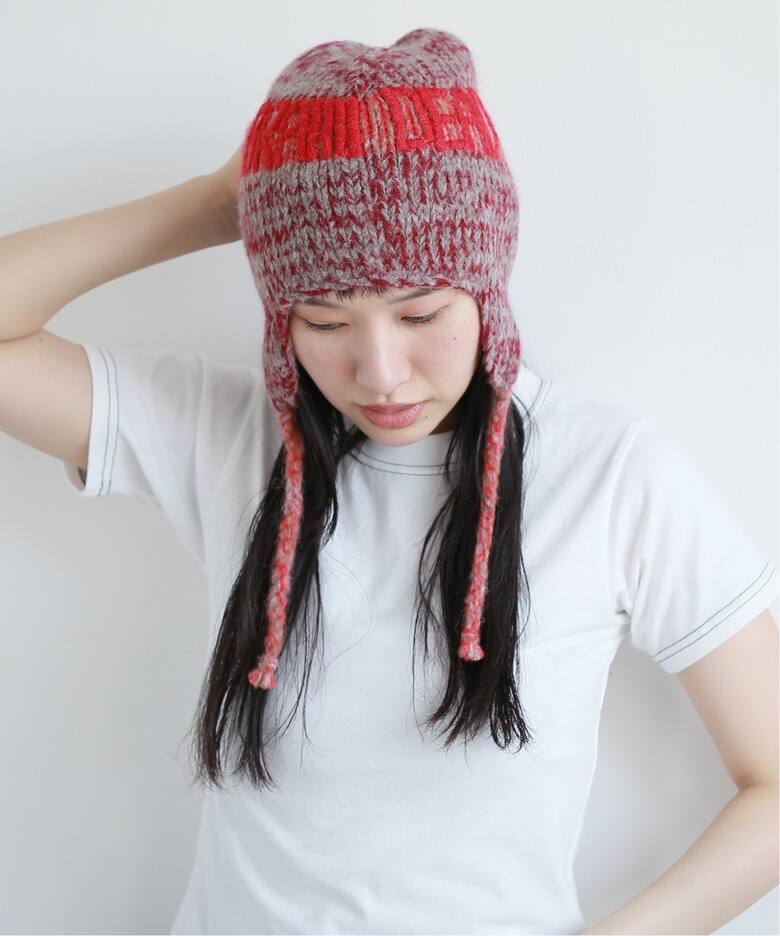 BRAIN DEAD/ブレインデッド】 ALPACA KNIT EAR FLAP BEANIE 