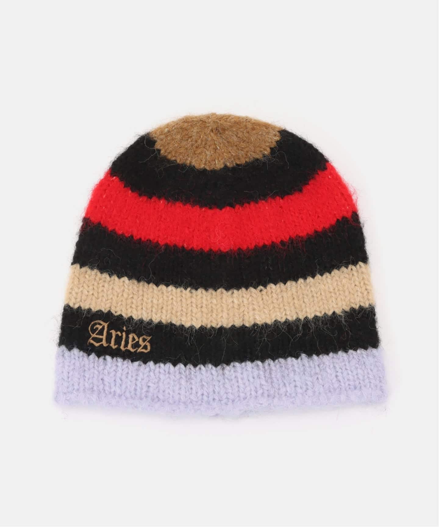 ARIES / アリーズ】 Brushed Stripe Beanie（ニットキャップ・ビーニー