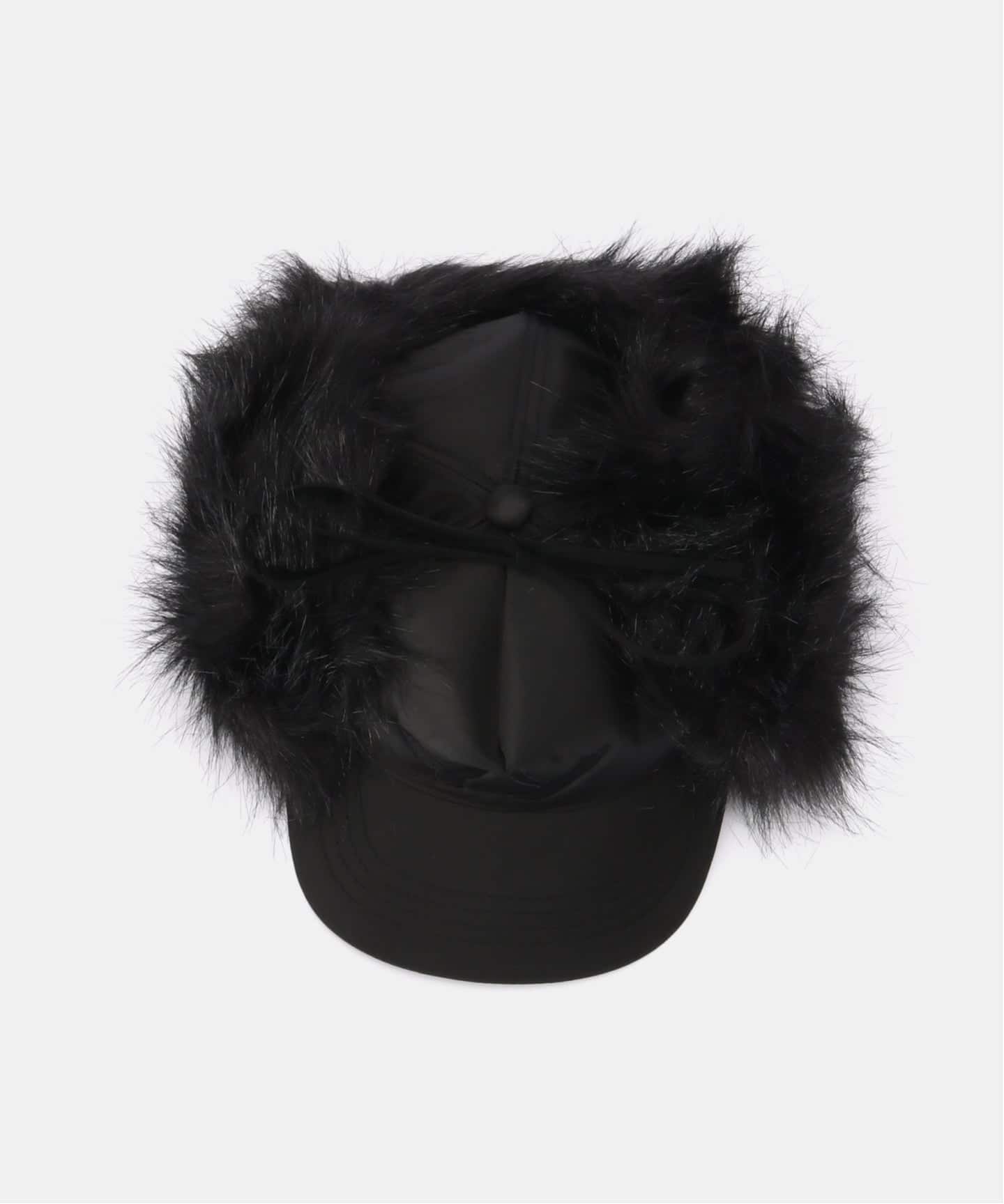 OPEN YY / オープンワイワイ】 Woven FAUX FUR EARFLAP CAP
