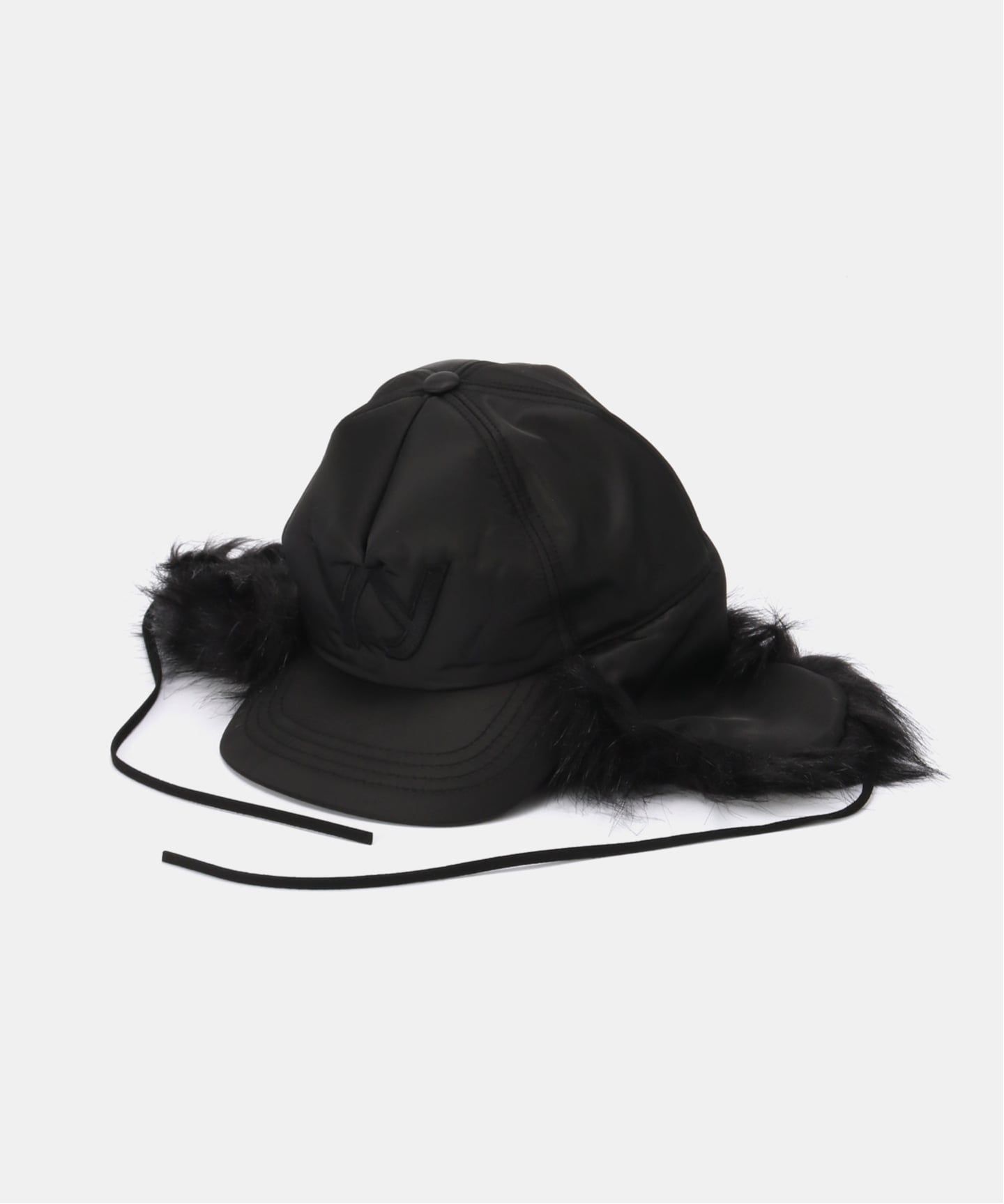 帽子 OpenYy Woven FAUX FUR EARFLAP CAP OPEN YY / オープンワイワイ