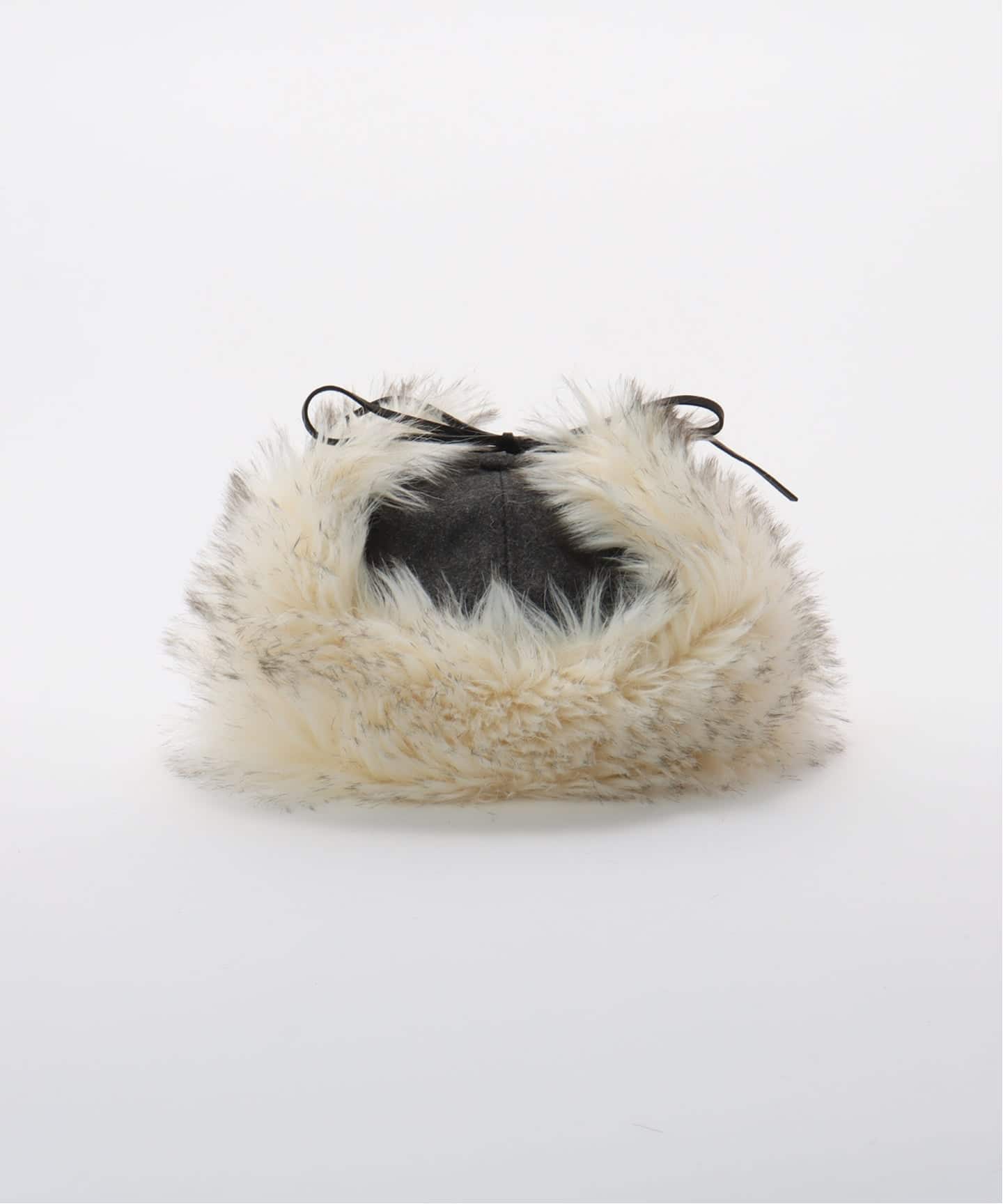 OPEN YY / オープンワイワイ】 Woven FAUX FUR EARFLAP CAP