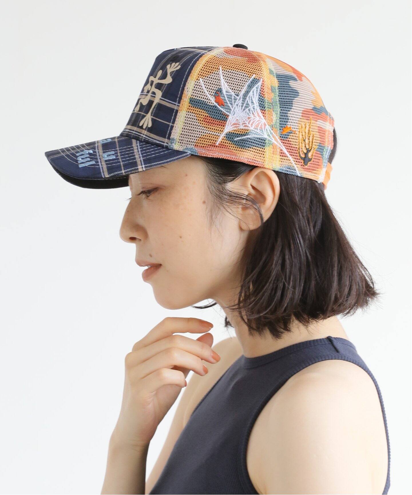 b.Eautiful/ビューティフル】Biyu Trucker Hat C012-HT-008