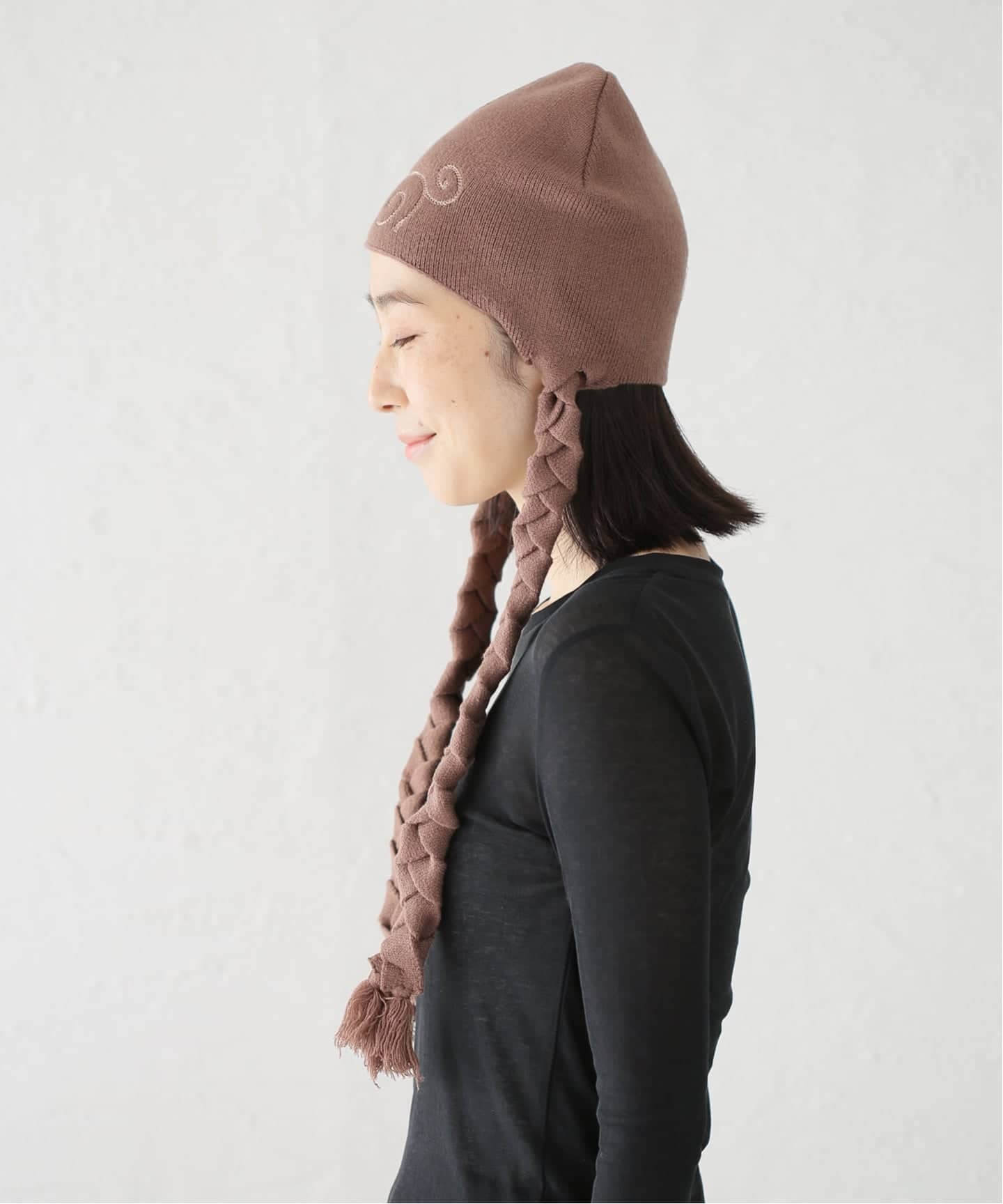 SCULPTOR/スカルプター】Braided Bonnet SC25S604（ニットキャップ