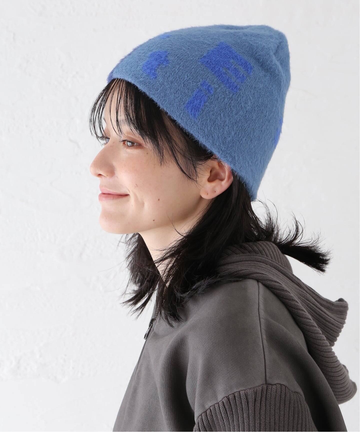 B.eautiful ビーニー b.Eautiful/ビューティフル】Split Mohair Beanie（ニット