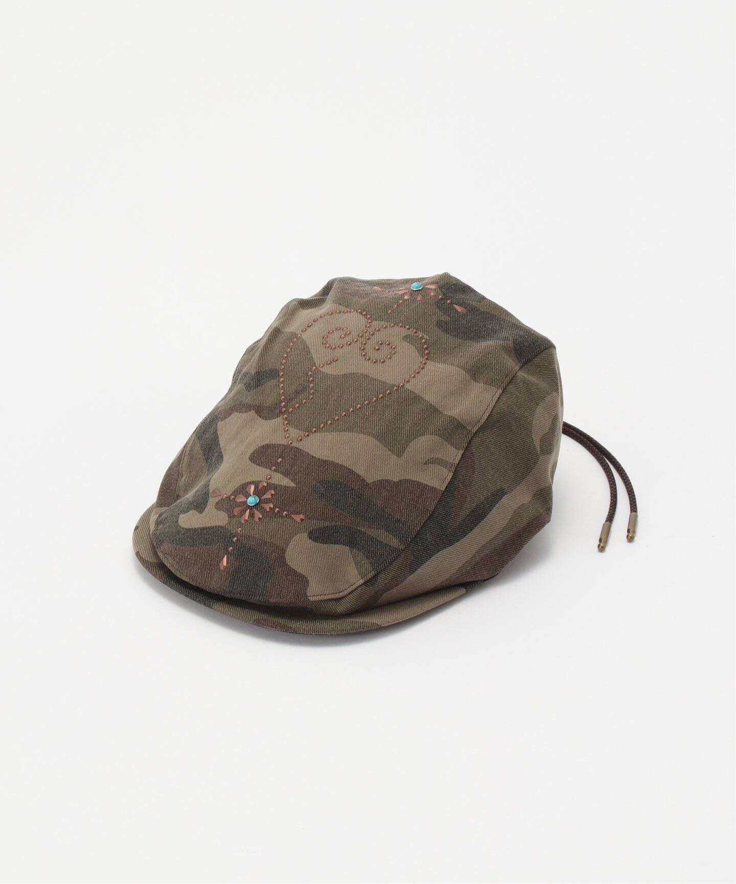 SCULPTOR/スカルプター】 Boho Stud Hunting Cap SC25S618CHF