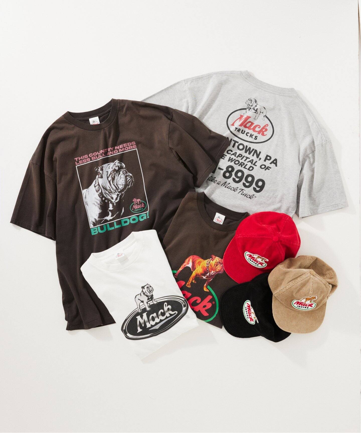 MACK TRUCKS コーデュロイフェードキャップ MACK TRUCKS / マック・トラックス 別注 フェード キャップ