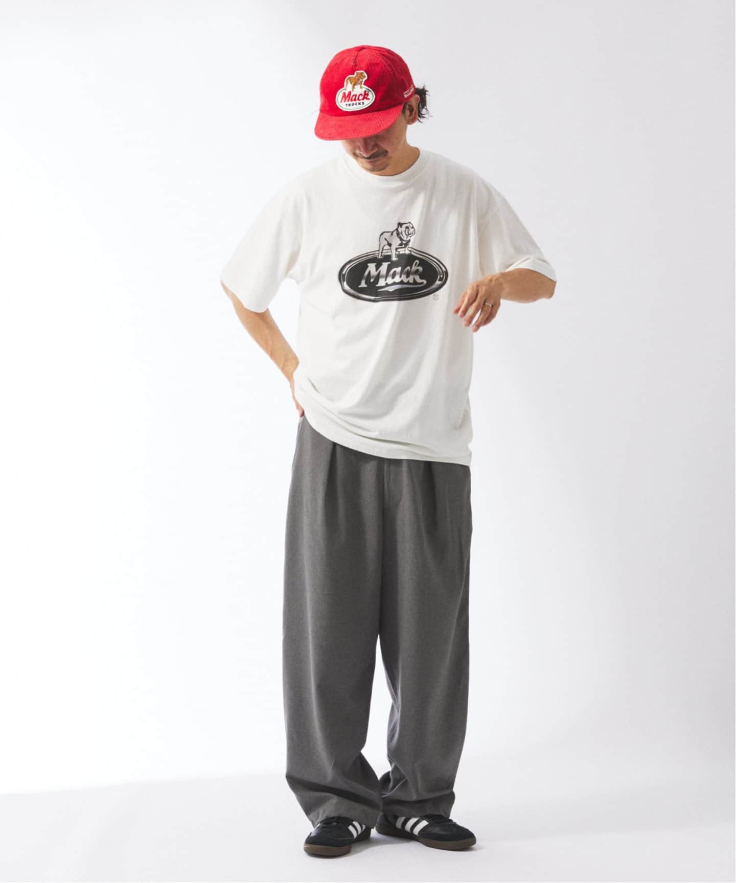 完売　MACK TRUCKS relume別注 フェードキャップ MACK TRUCKS / マック・トラックス 別注 フェード キャップ