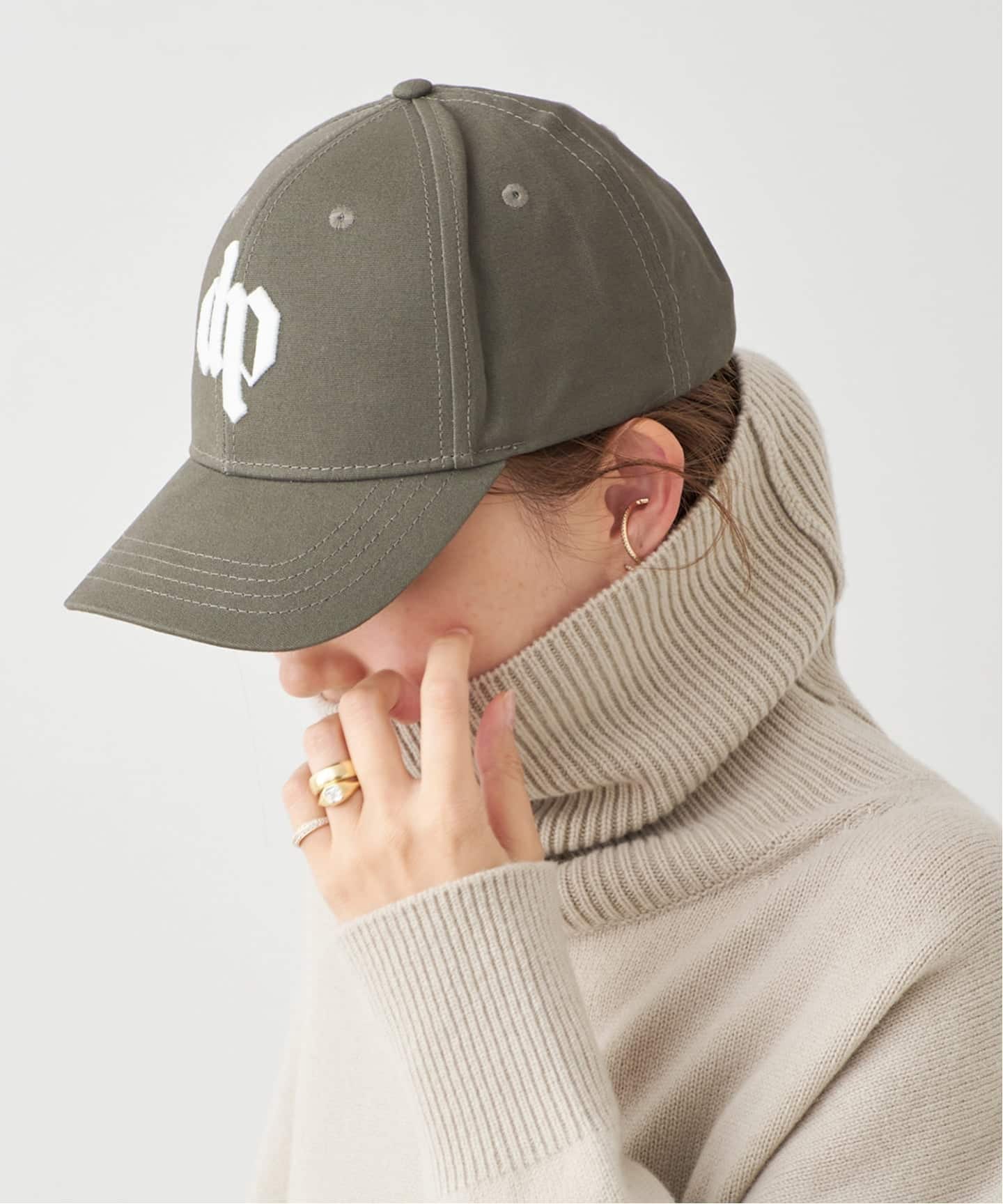 新品❗️DARKPARK/ダークパークBASEBALL CAP ベージュ DARKPARK/ダークパーク】EMBROIDERED BASEBALL CAP（キャップ